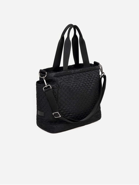Lily ECONYL Vegan Changing Tote Bag |  Black