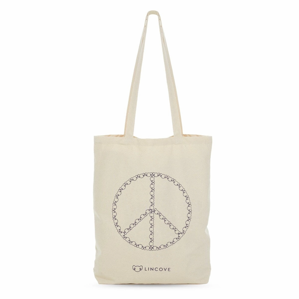 Lincove Stylish Canvas Tote Bag - Reusable Bag - Perfect Daily Use & Travel