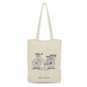 Lincove Stylish Canvas Tote Bag - Reusable Bag - Perfect Daily Use & Travel