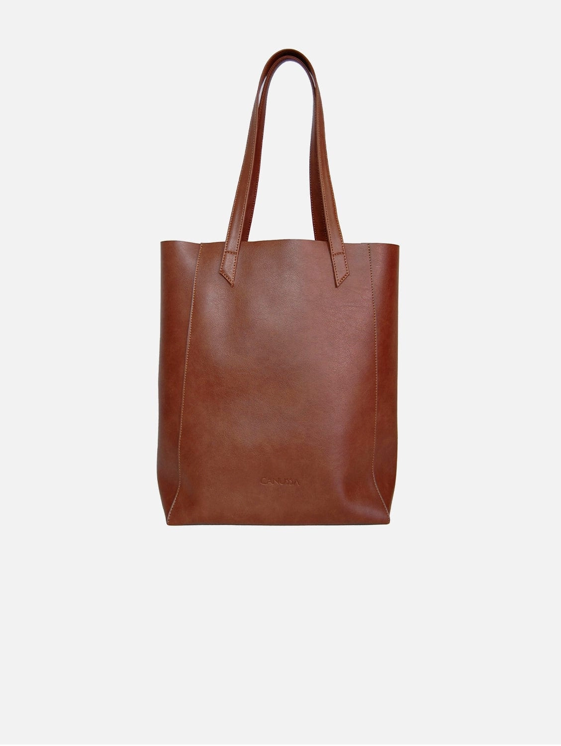 Lite Vegan Leather Everyday Tote Bag | Hazelnut