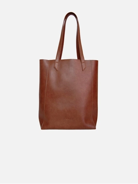 Lite Vegan Leather Everyday Tote Bag | Hazelnut