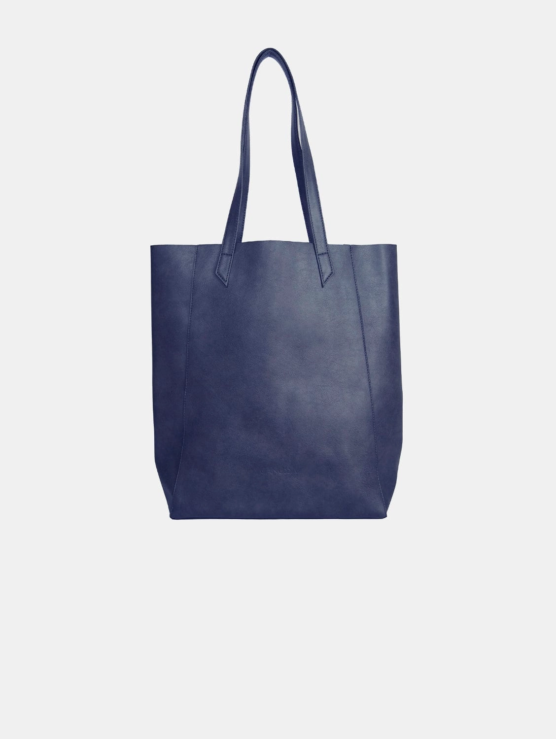 Lite Vegan Leather Everyday Tote Bag | Navy Blue
