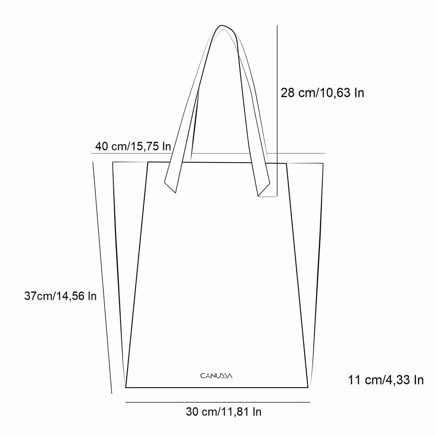 Lite Vegan Leather Everyday Tote Bag | Tricolor Orange