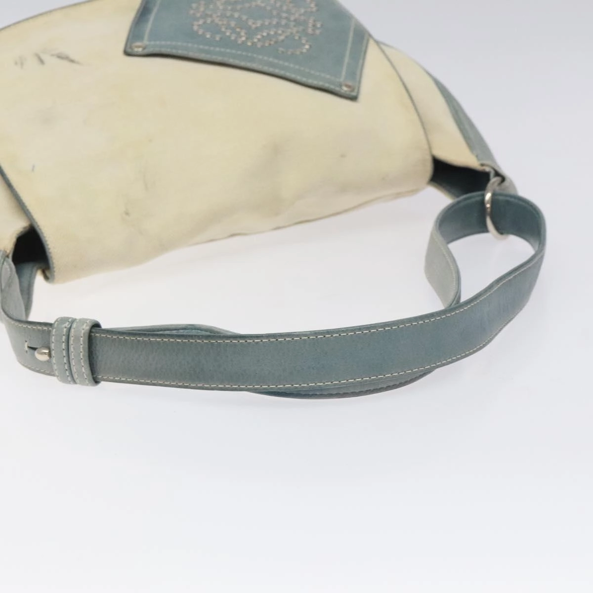 Loewe Anagram Canvas Shoulder Bag (Pre-Owned)