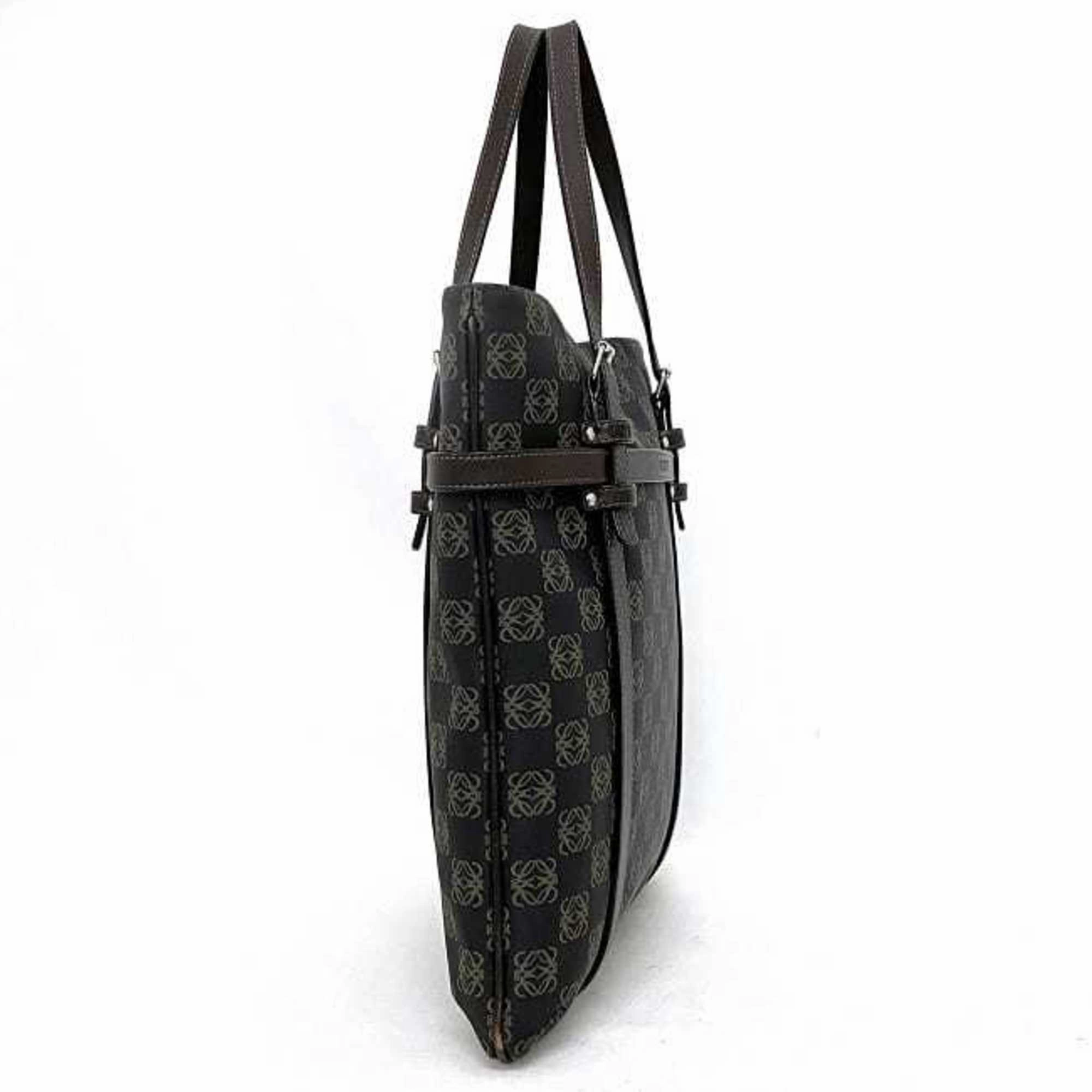 Loewe Anagram Canvas Tote Bag (Pre-Owned)