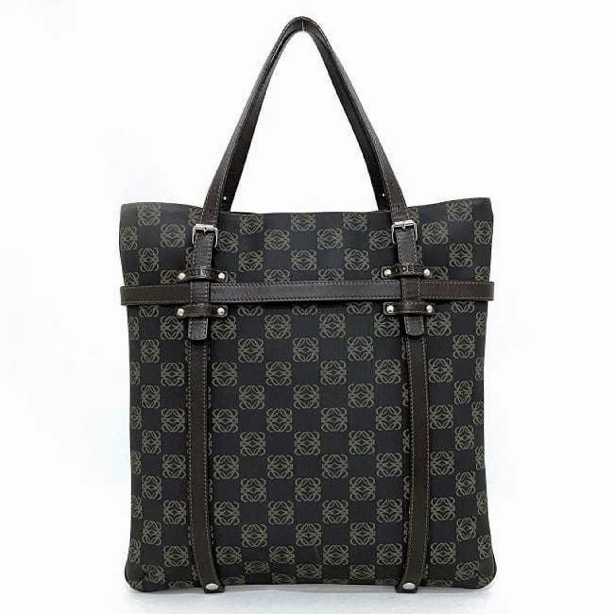 Loewe Anagram Canvas Tote Bag (Pre-Owned)