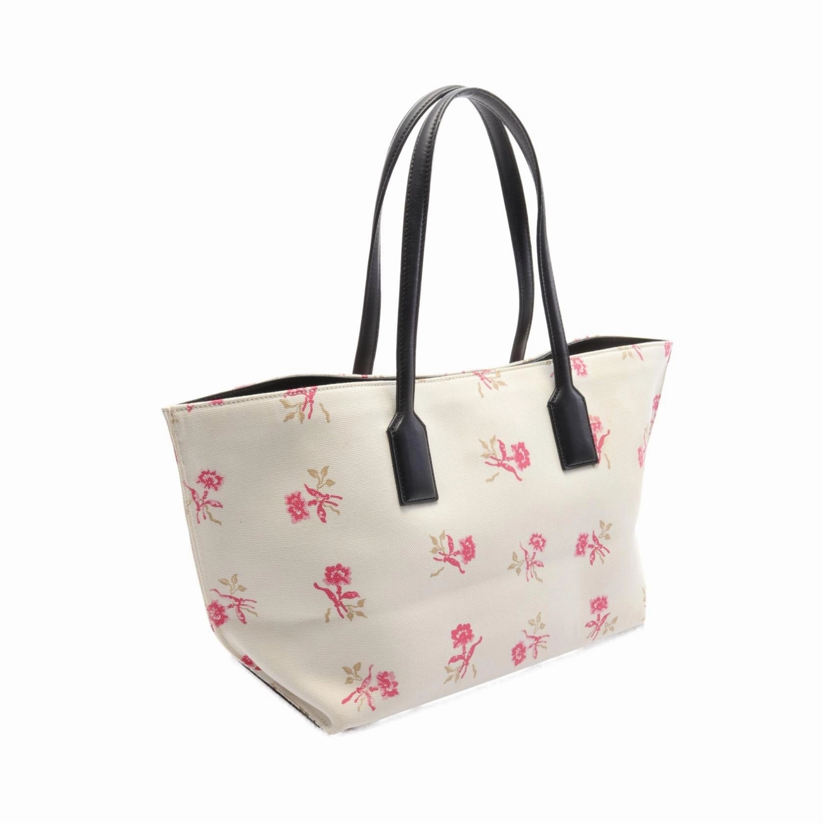 Loewe Anagram T Shopper Canvas Leather Tote Bag