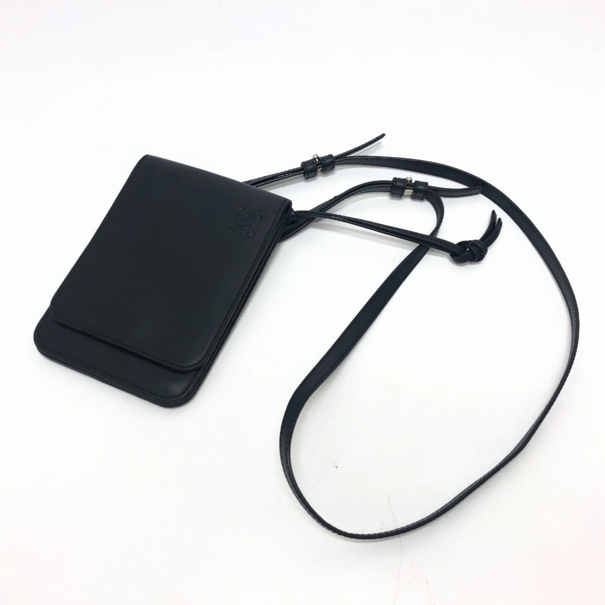 Loewe Leather Pochette Shoulder Bag (Pre-Owned)