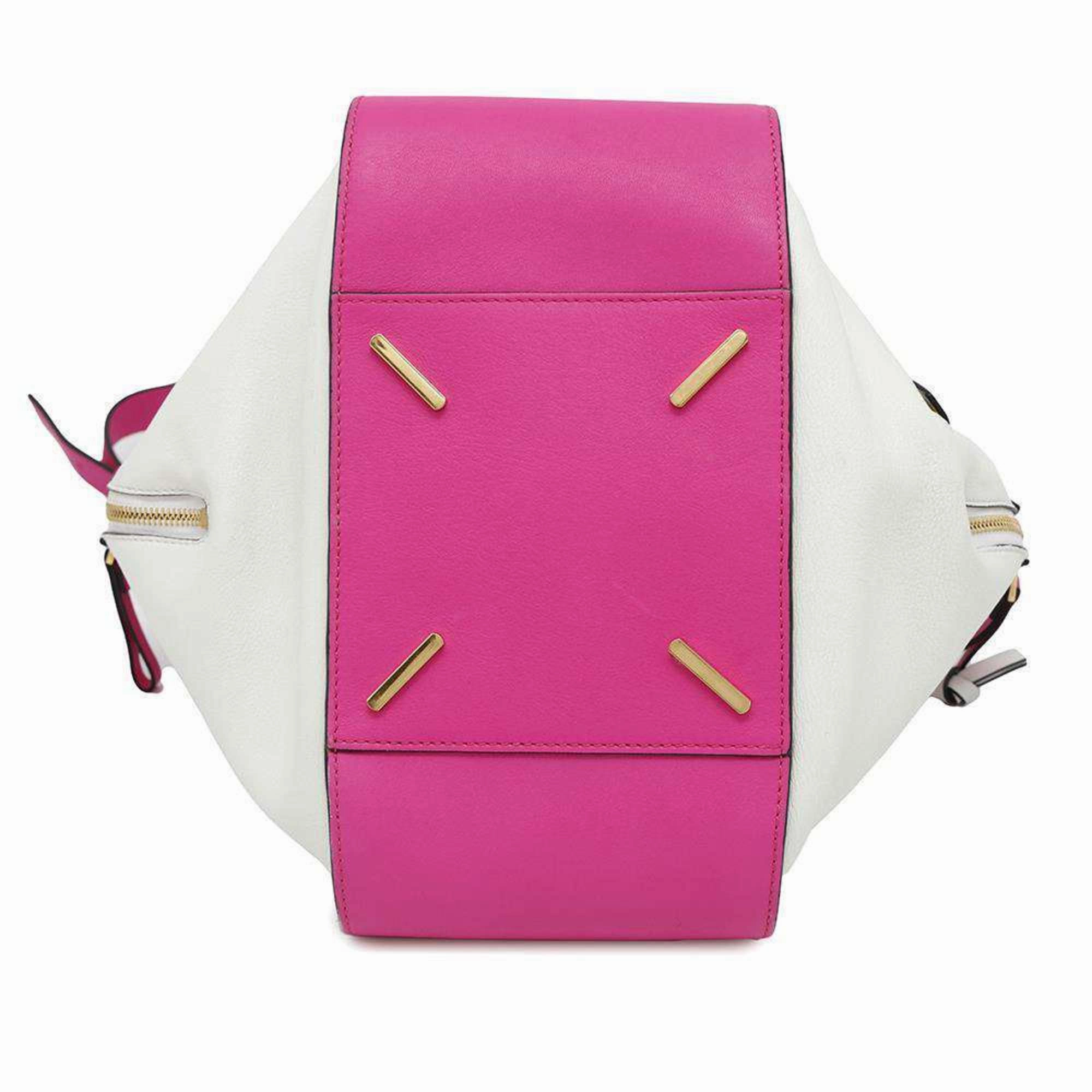 Loewe pink Leather Handbag Shoulder Bag (Pre-Owned)