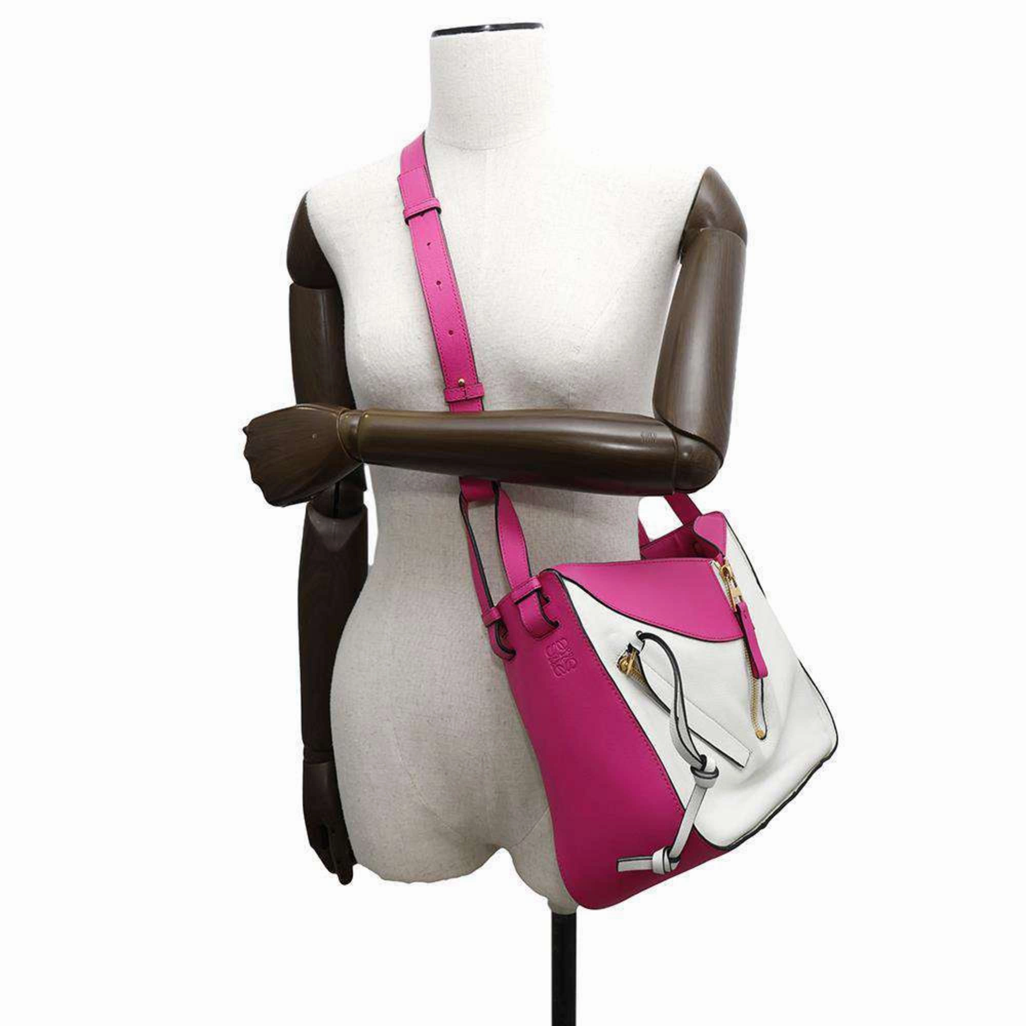Loewe pink Leather Handbag Shoulder Bag (Pre-Owned)
