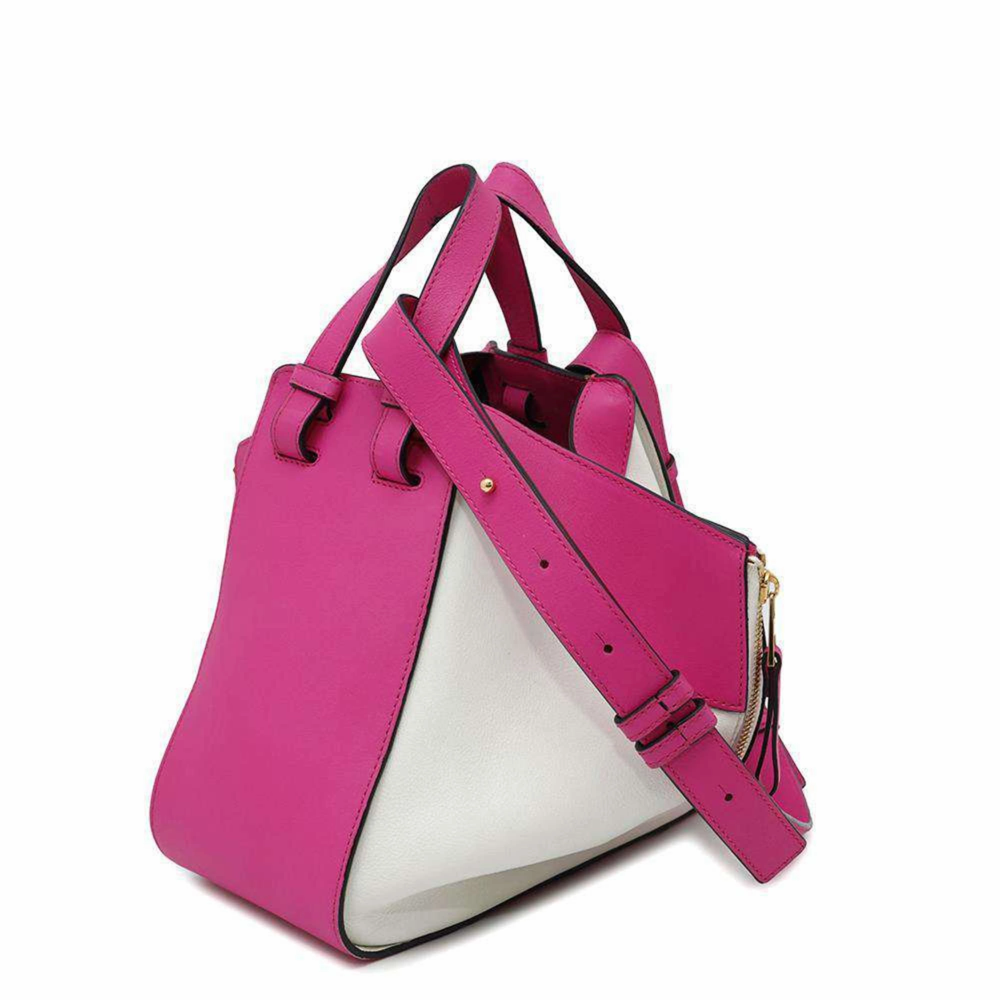 Loewe pink Leather Handbag Shoulder Bag (Pre-Owned)