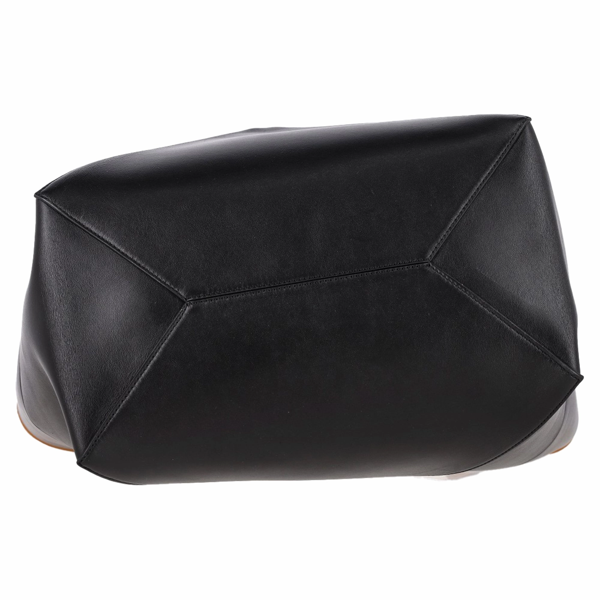 Loewe XL Puzzle Fold Tote Bag in Black and Brown Leather