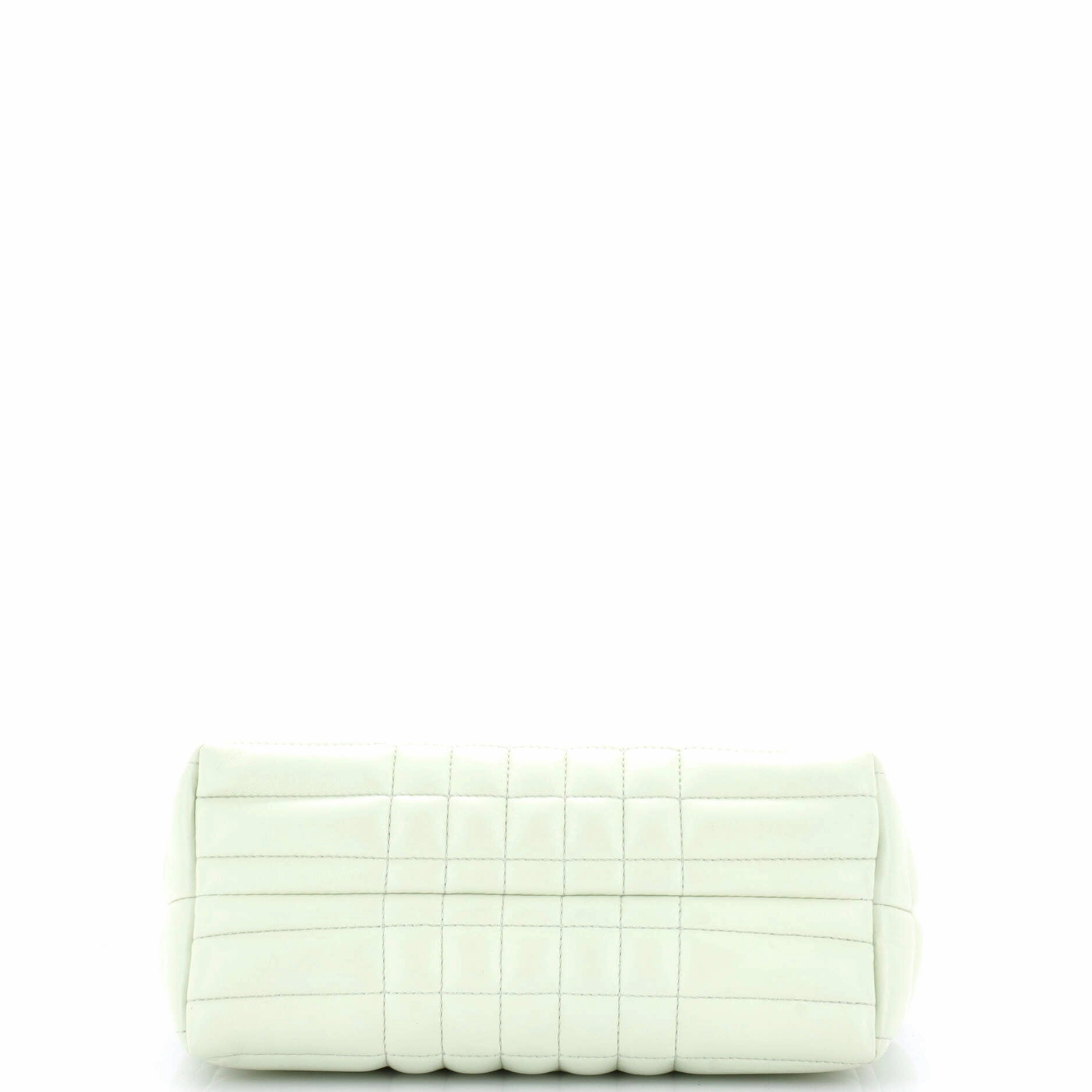 Lola Zip Shoulder Bag Quilted Leather Small
