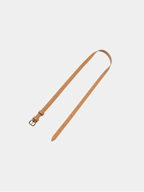 Long Apple Leather Vegan Belt Bag Strap | Cognac