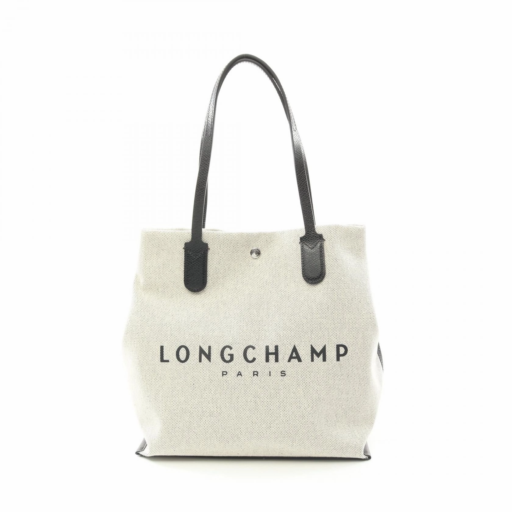 Longchamp Essential L Tote Bag Fabric Leather
