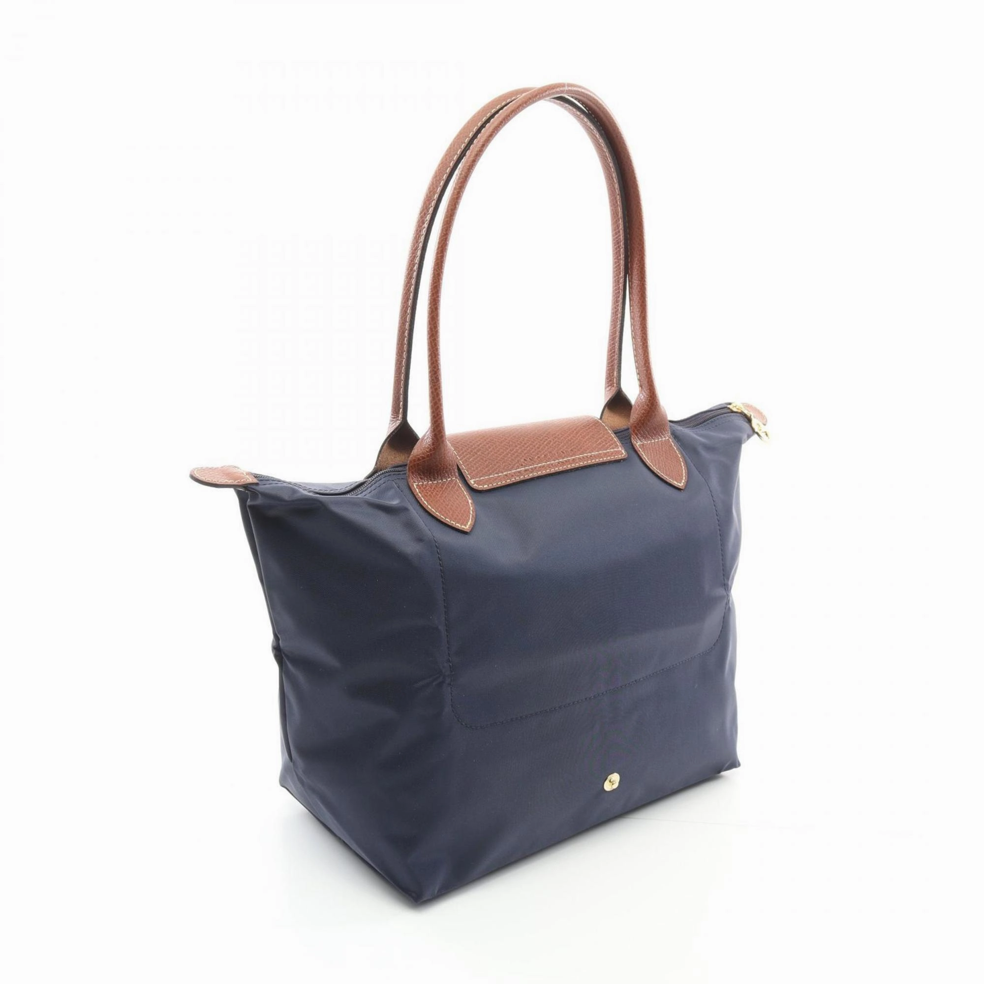 Longchamp Navy Canvas Tote Bag (Pre-Owned)