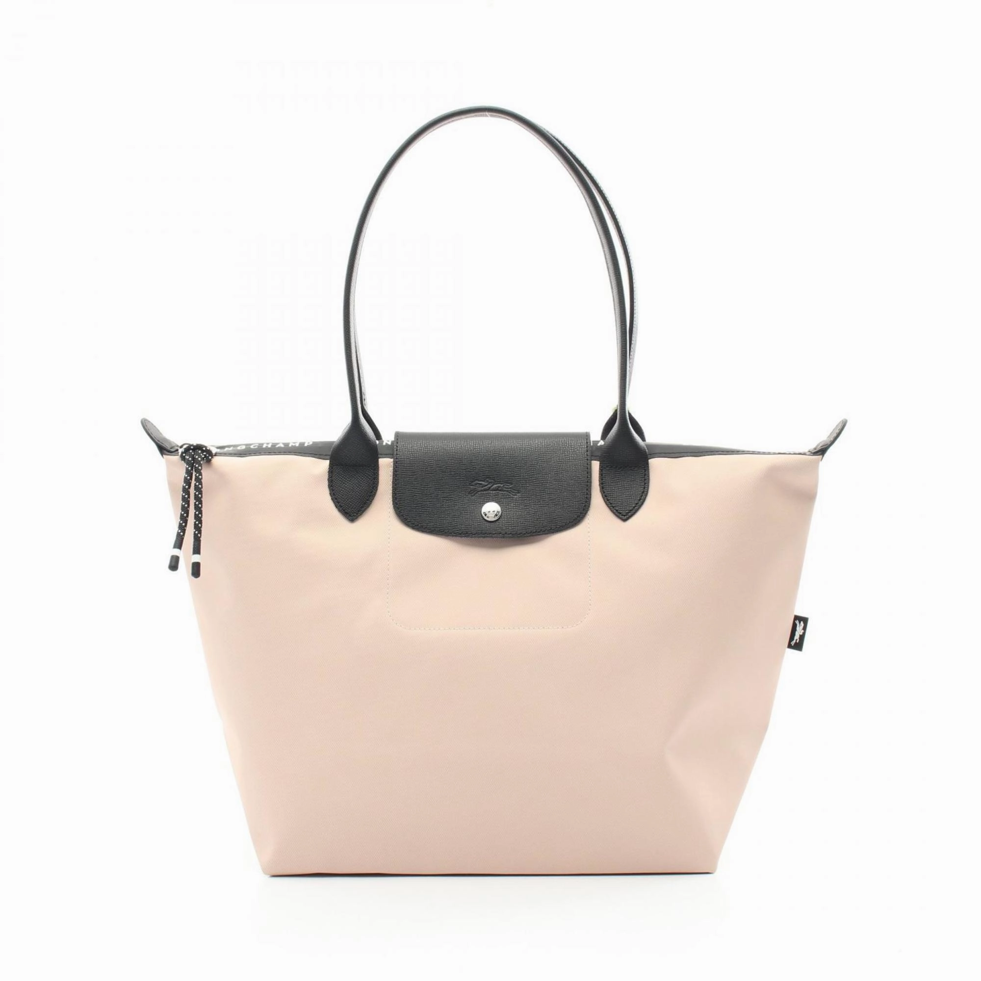 Longchamp pink Fabric Leather Tote Bag (Pre-Owned)