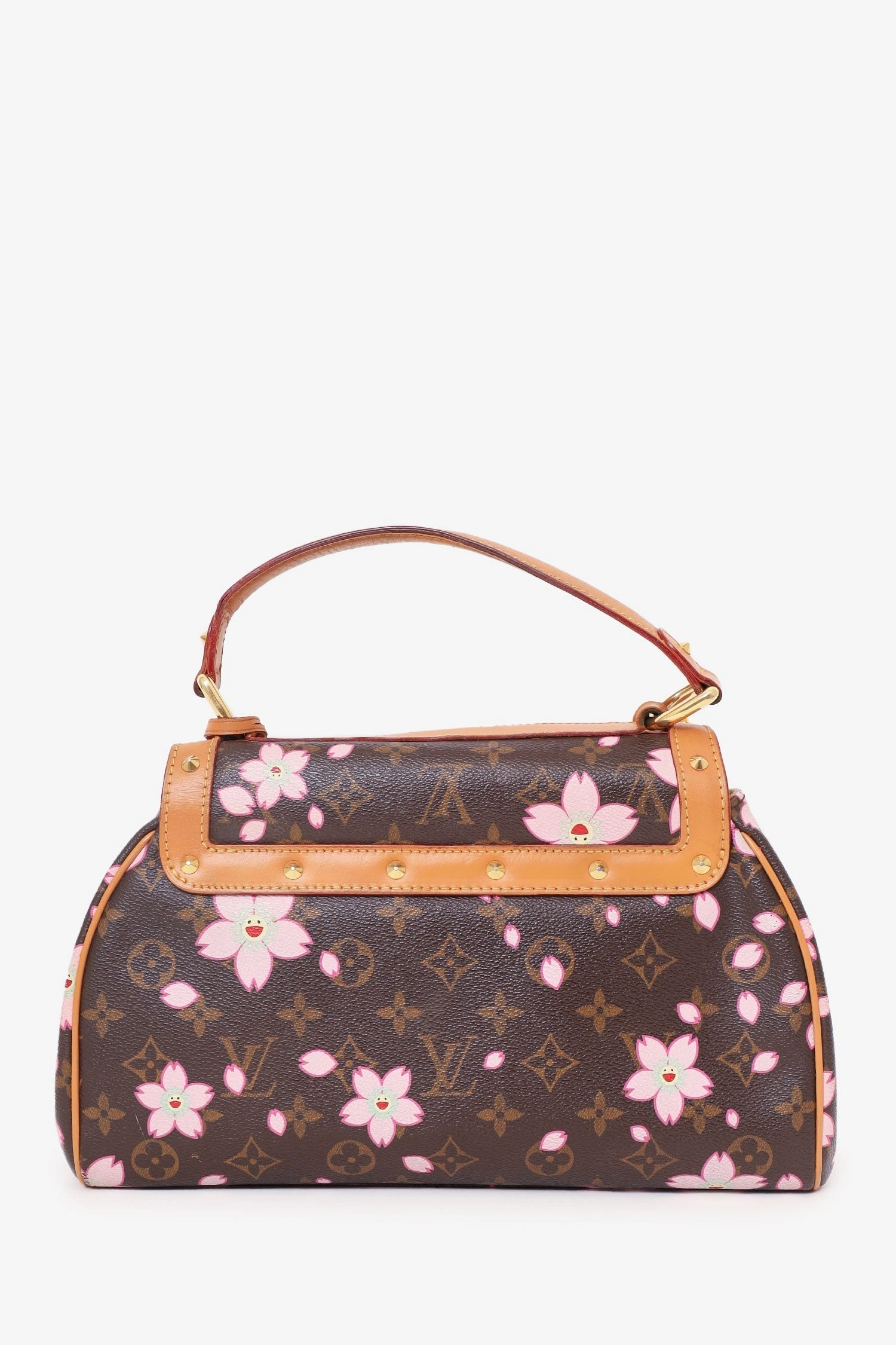 Louis Vuitton 2003 Monogram Cherry Blossom Sac Retro Shoulder Bag (Refurbished)