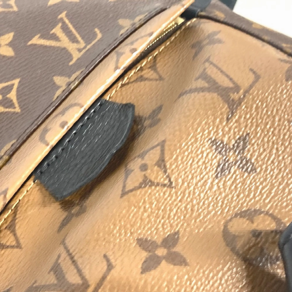 LOUIS VUITTON Backpack M43116 Monogram reverse canvas Brown Monogram reverse Palm Springs Backpack PM