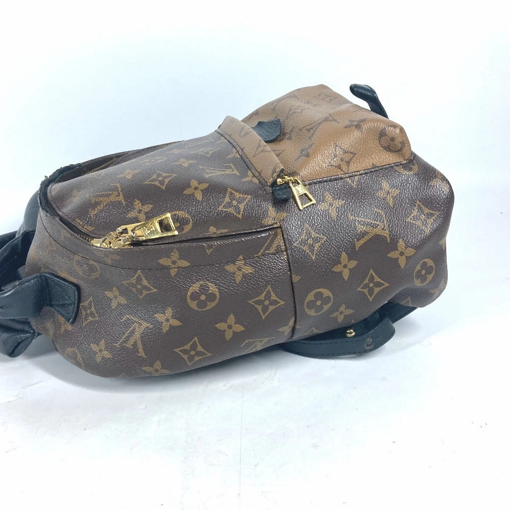 LOUIS VUITTON Backpack M43116 Monogram reverse canvas Brown Monogram reverse Palm Springs Backpack PM