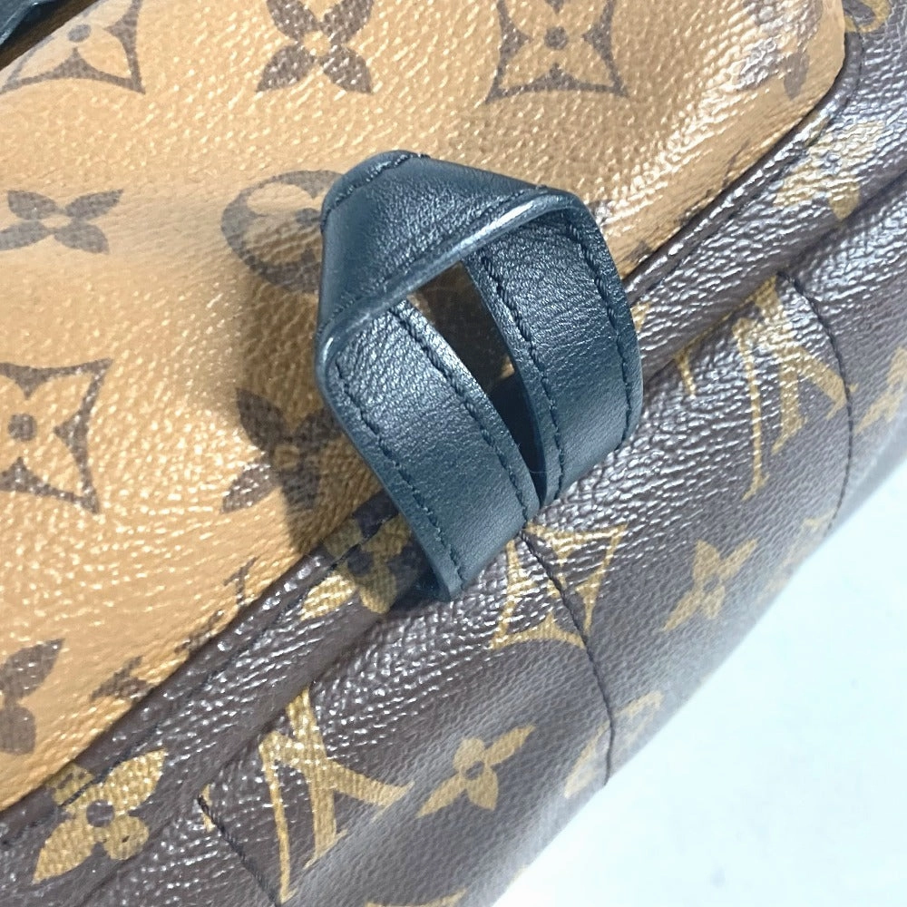 LOUIS VUITTON Backpack M43116 Monogram reverse canvas Brown Monogram reverse Palm Springs Backpack PM
