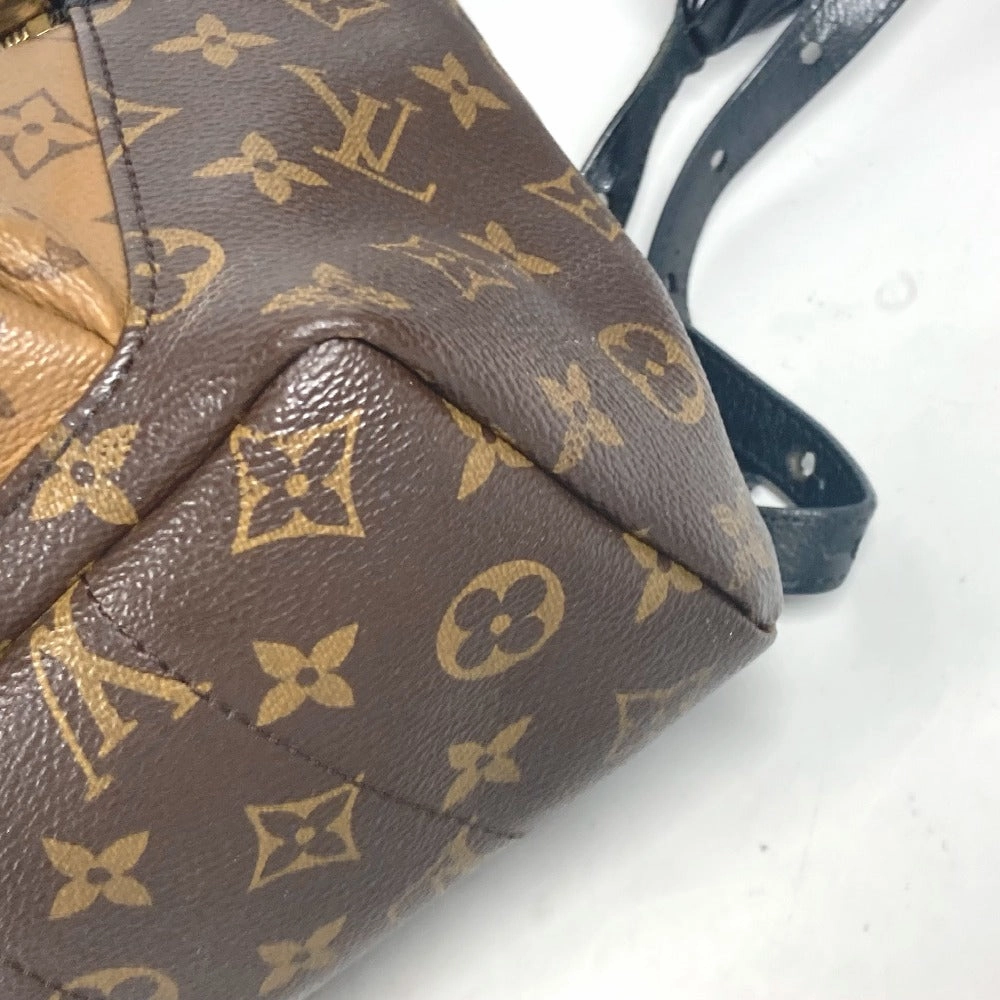 LOUIS VUITTON Backpack M43116 Monogram reverse canvas Brown Monogram reverse Palm Springs Backpack PM