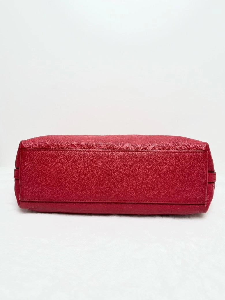 Louis Vuitton Bastille Red Leather Shoulder Bag Large
