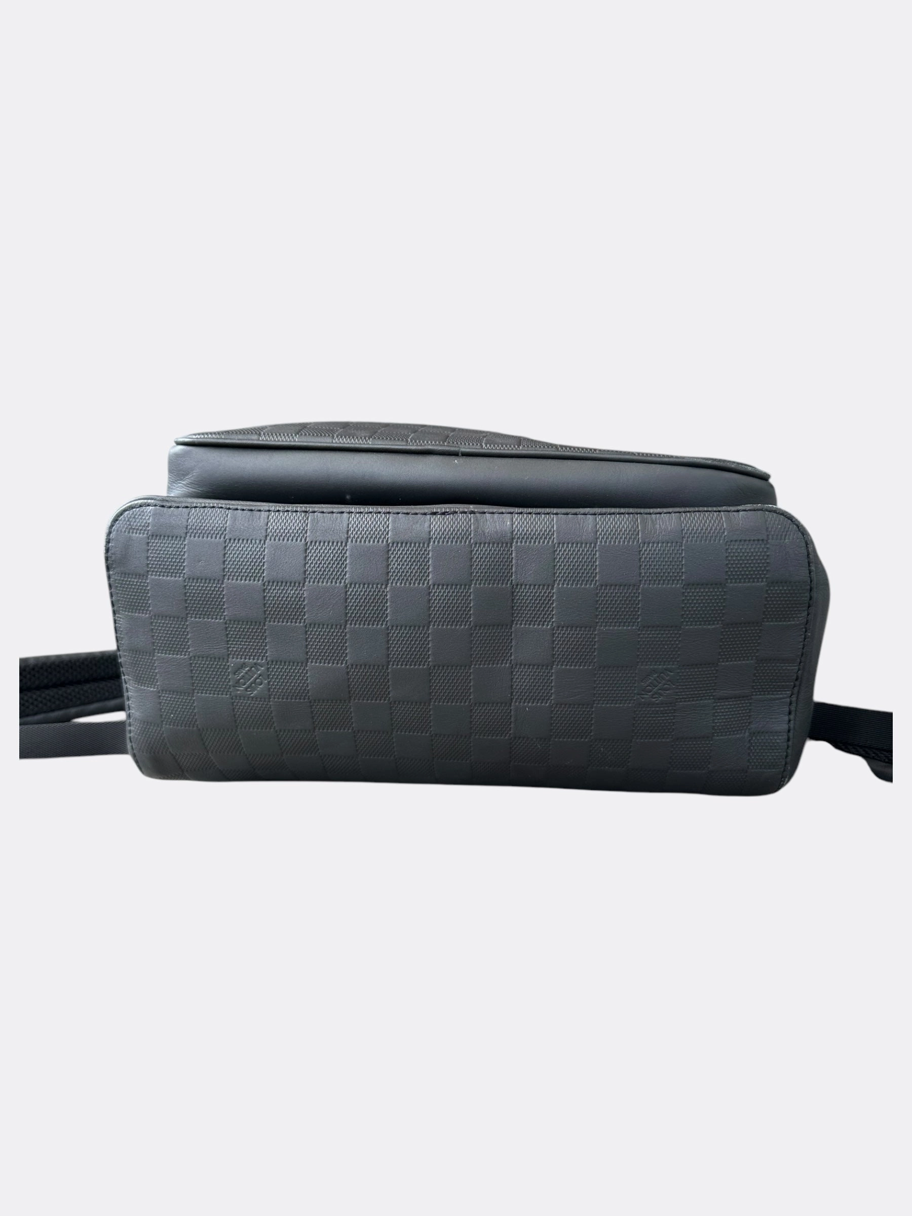 Louis Vuitton Black Damier Infini Leather Campus Backpack