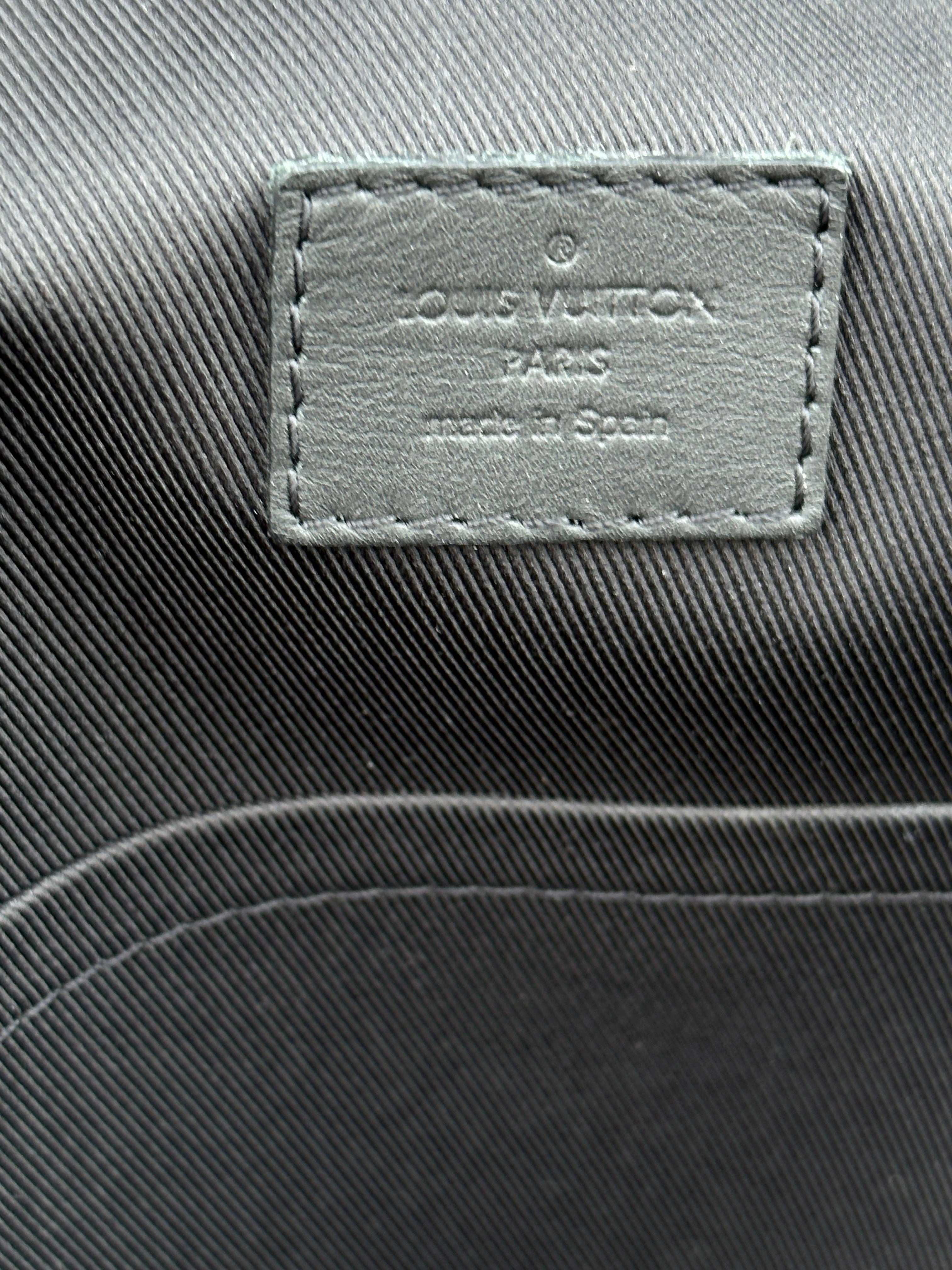 Louis Vuitton Black Damier Infini Leather Campus Backpack