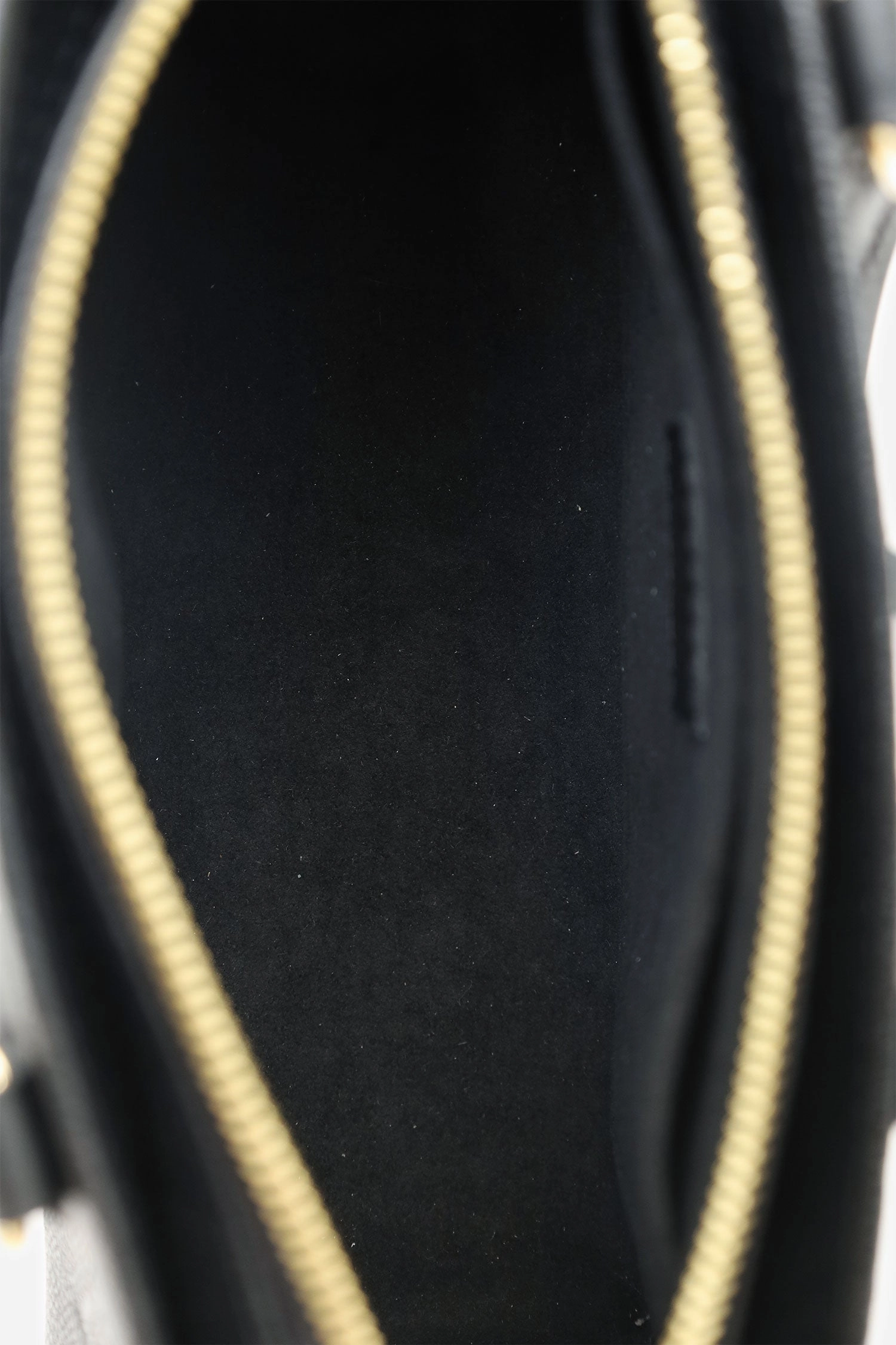Louis Vuitton Black Monogram Empreinte Leather 'On The Go' Bag with Strap