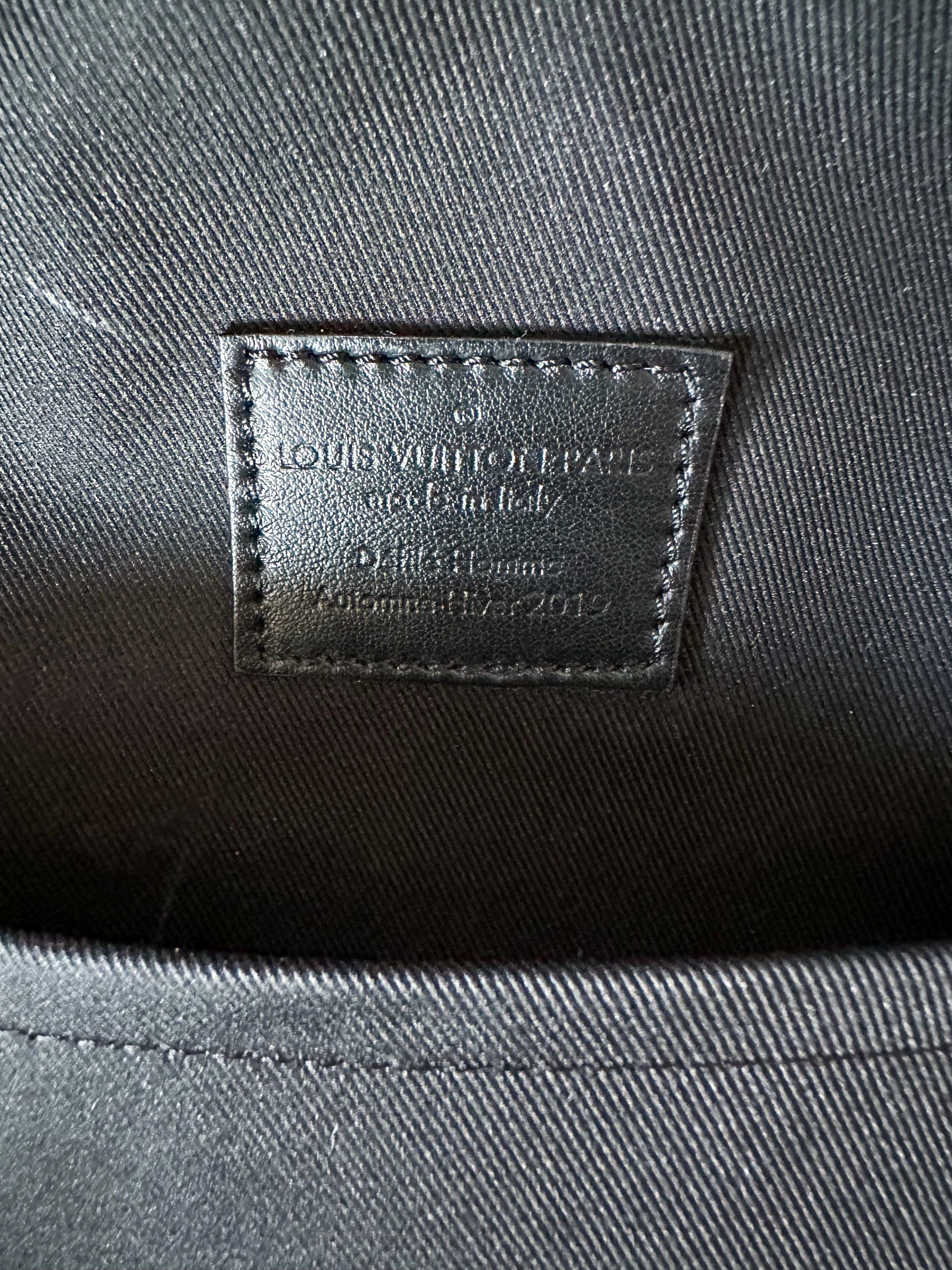 Louis Vuitton Black Monogram Taurillon Soft Trunk Backpack