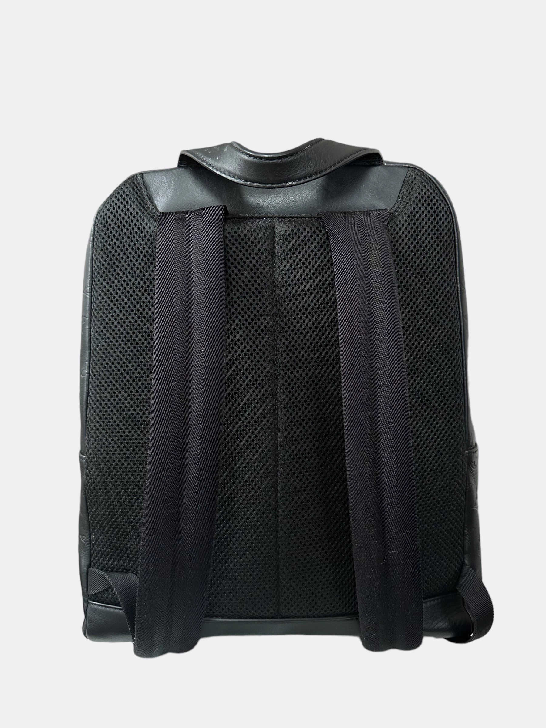 Louis Vuitton Black Shadow Monogram Racer Backpack