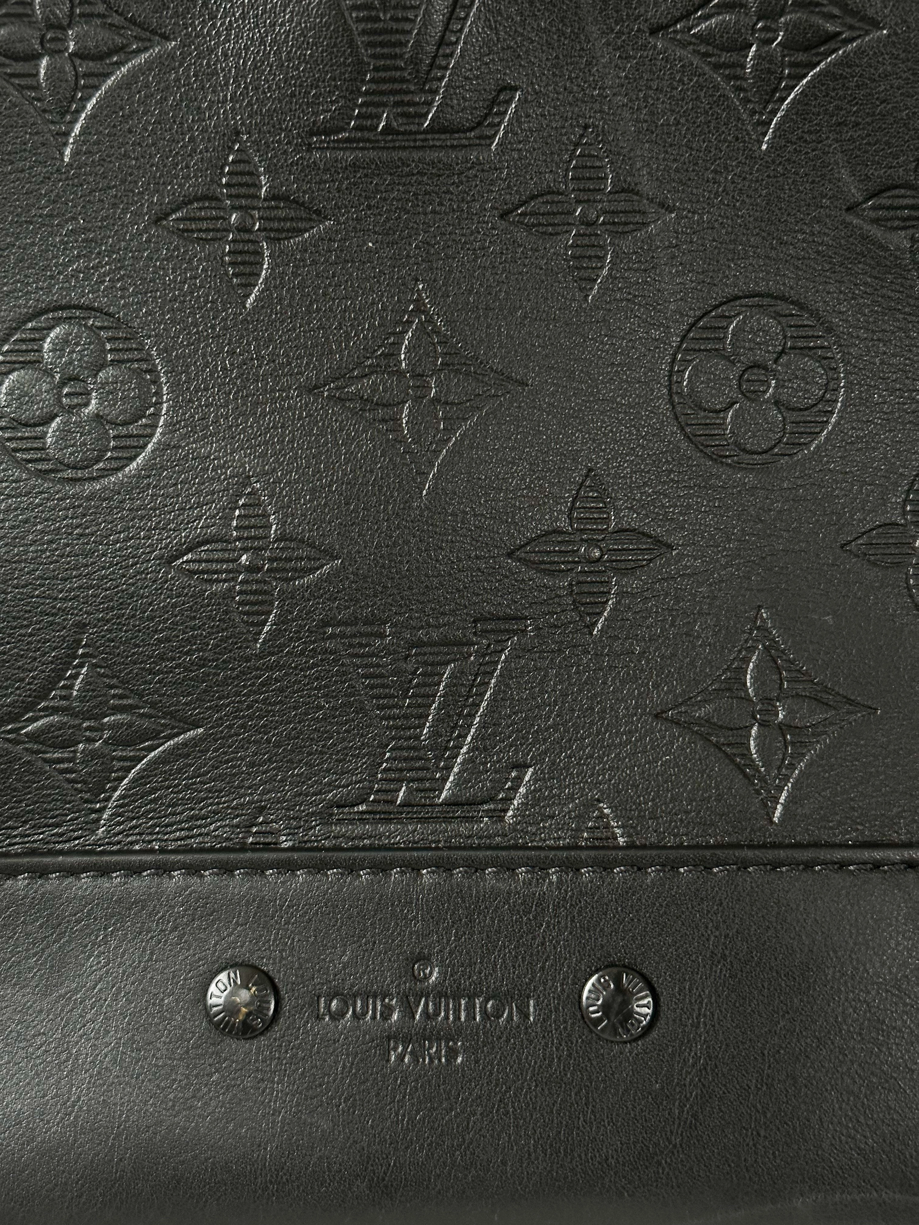 Louis Vuitton Black Shadow Monogram Racer Backpack
