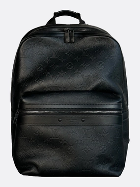 Louis Vuitton Black Shadow Monogram Sprinter Backpack
