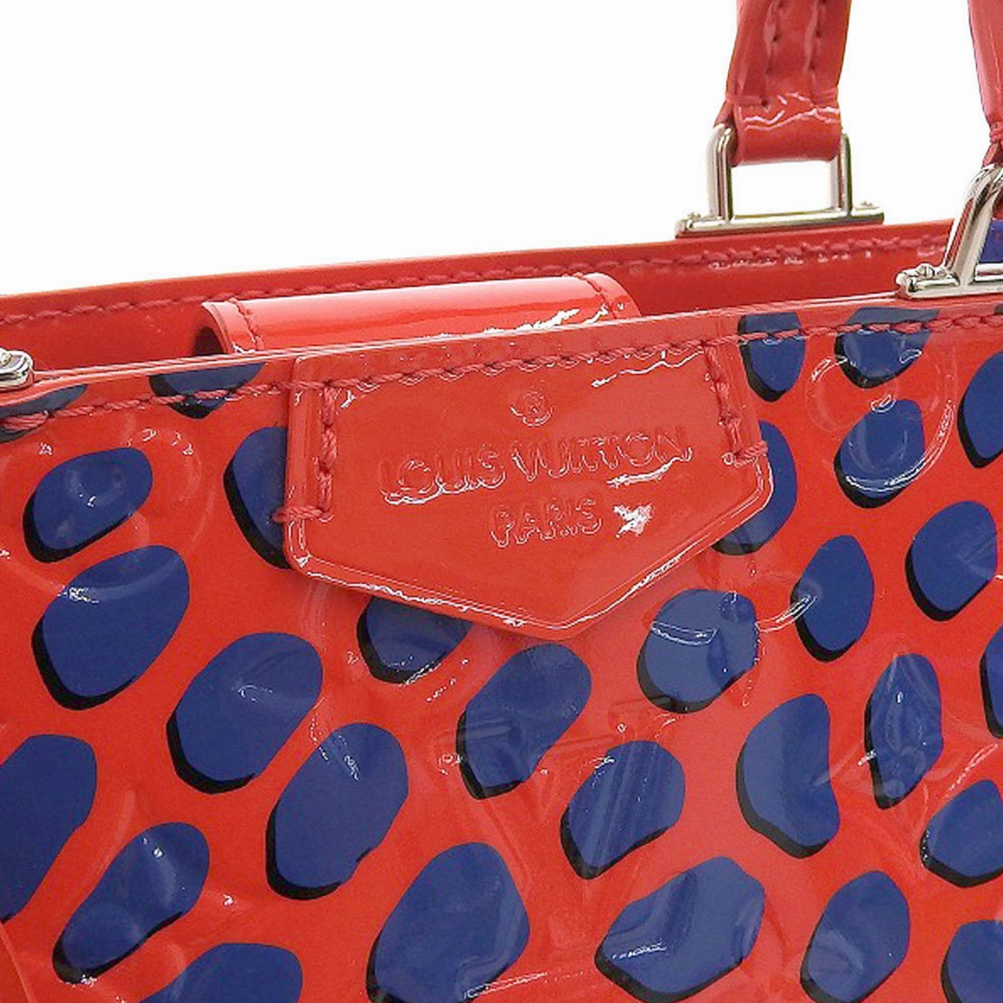 Louis Vuitton blue Color Vernis Leather Tote Bag (Pre-Owned)