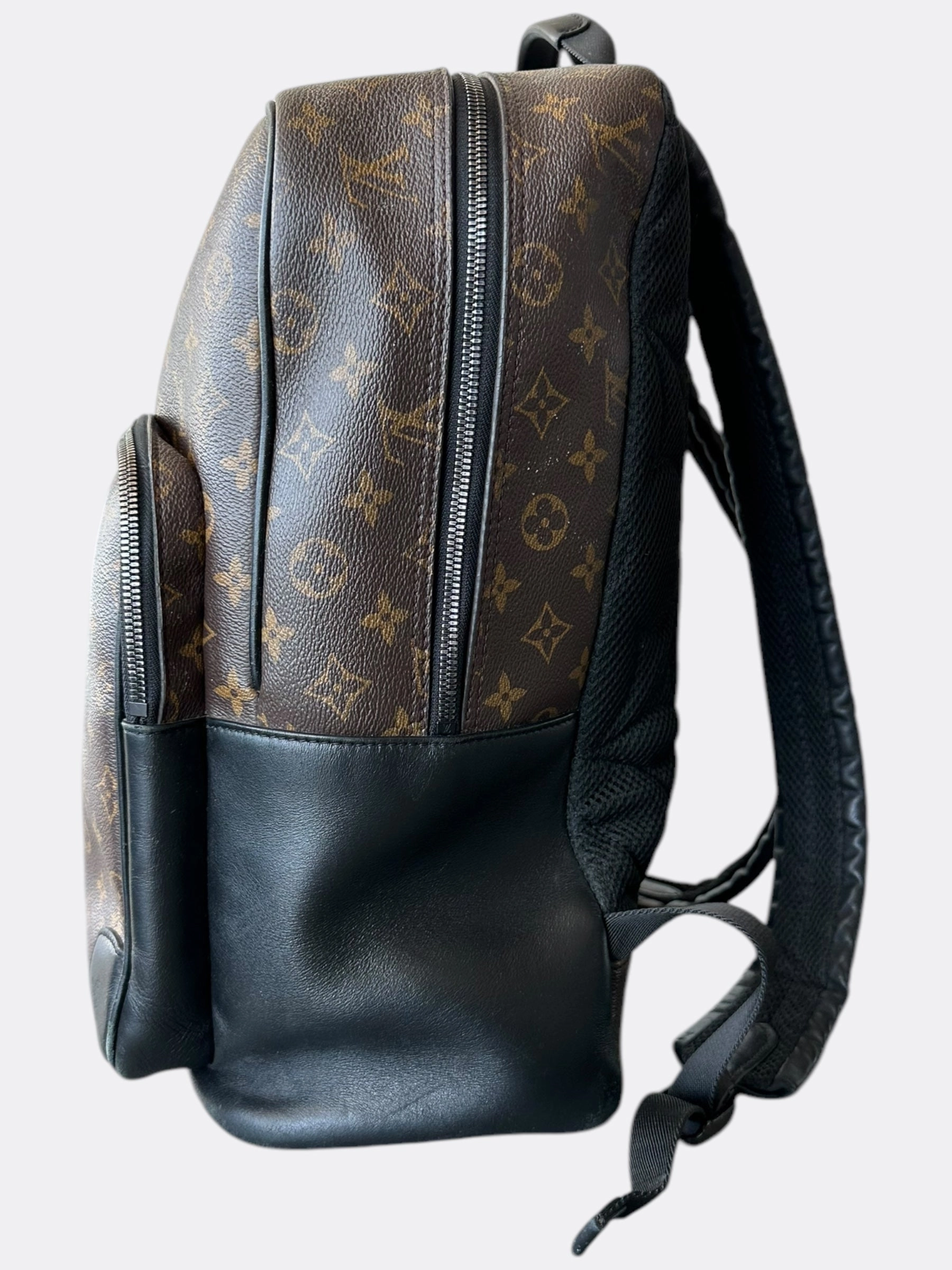 Louis Vuitton Brown & Black Monogram Dean Backpack