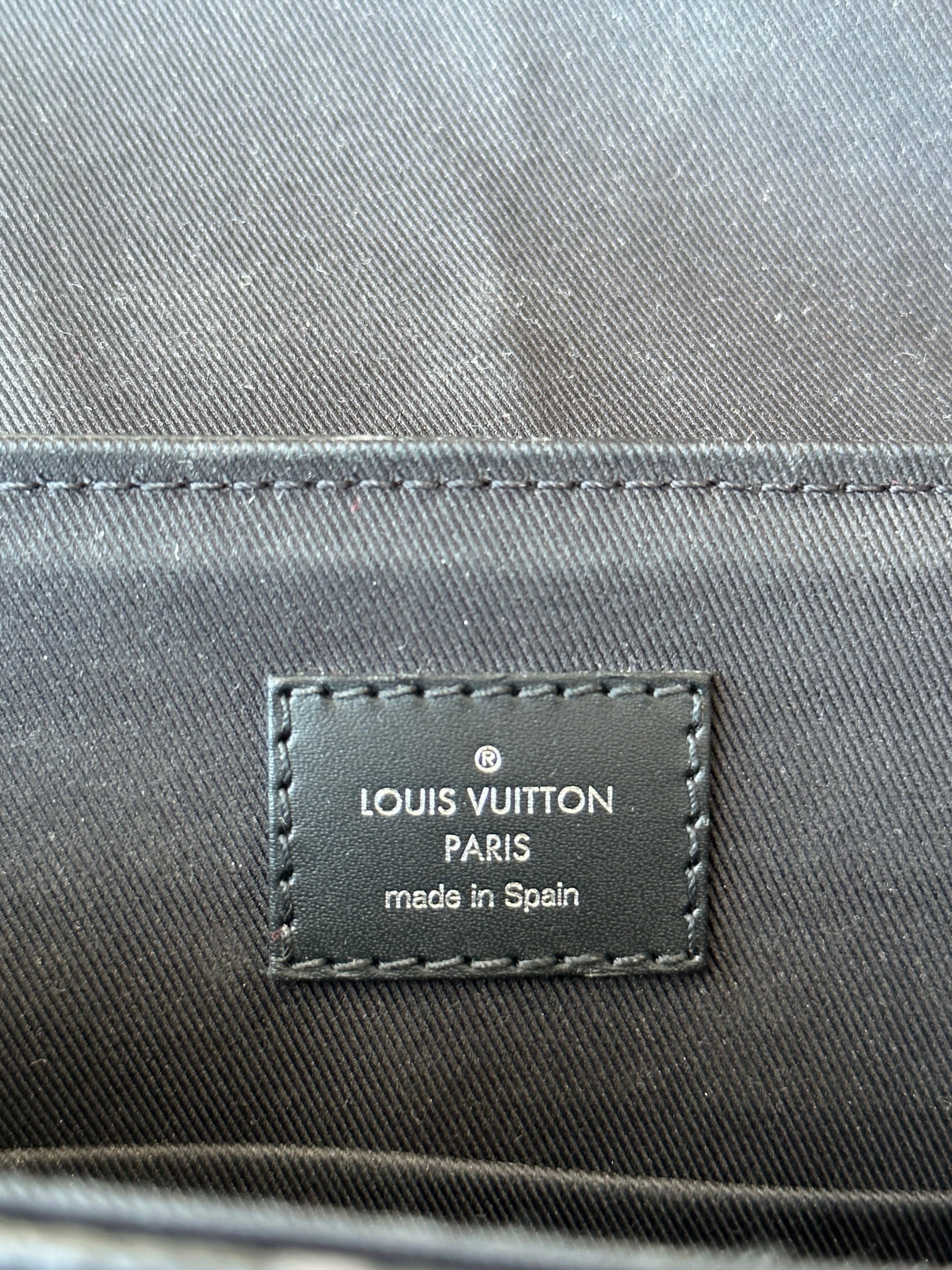 Louis Vuitton Brown & Black Monogram Dean Backpack