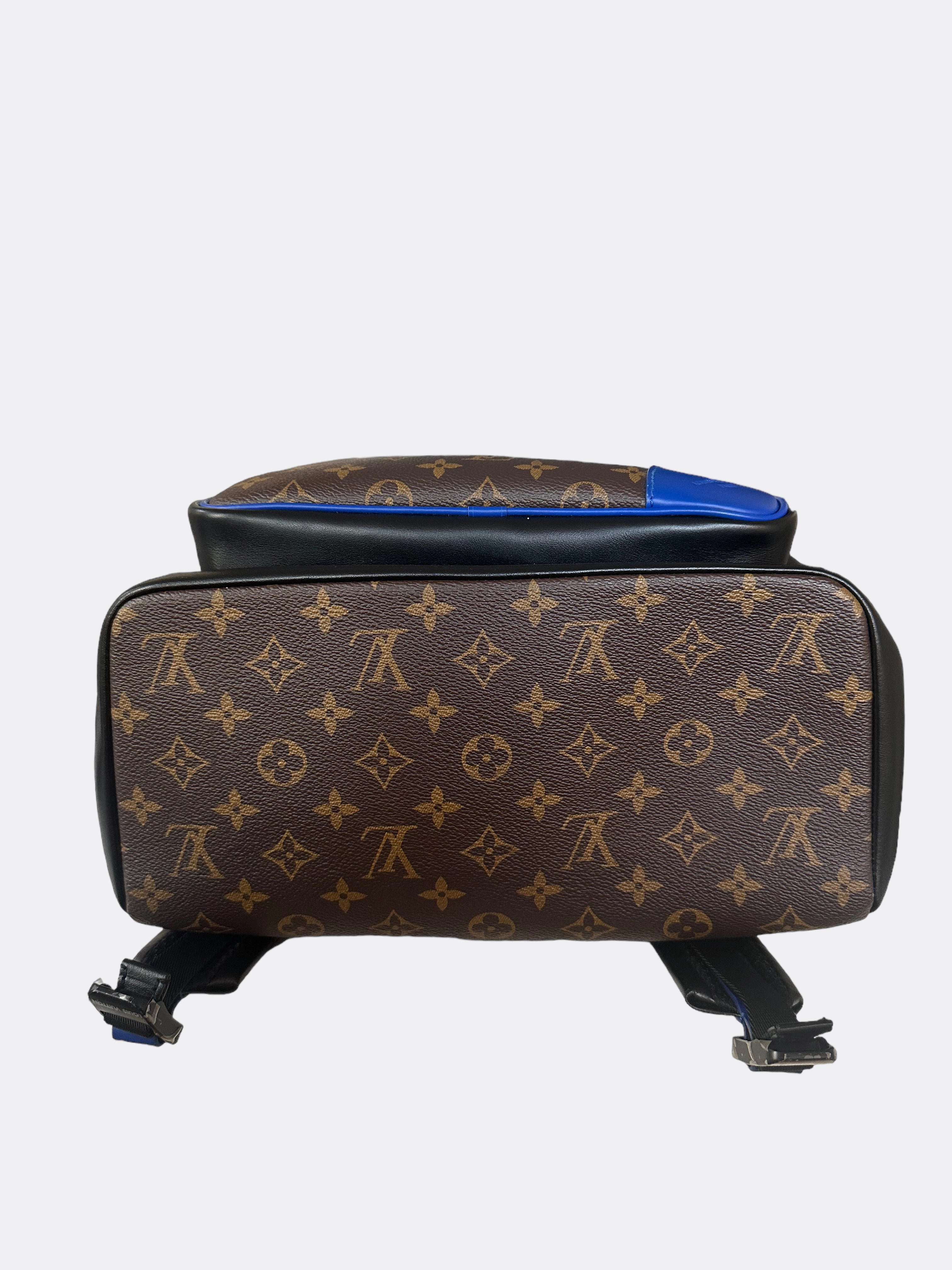 Louis Vuitton Brown & Blue Monogram Dean Backpack