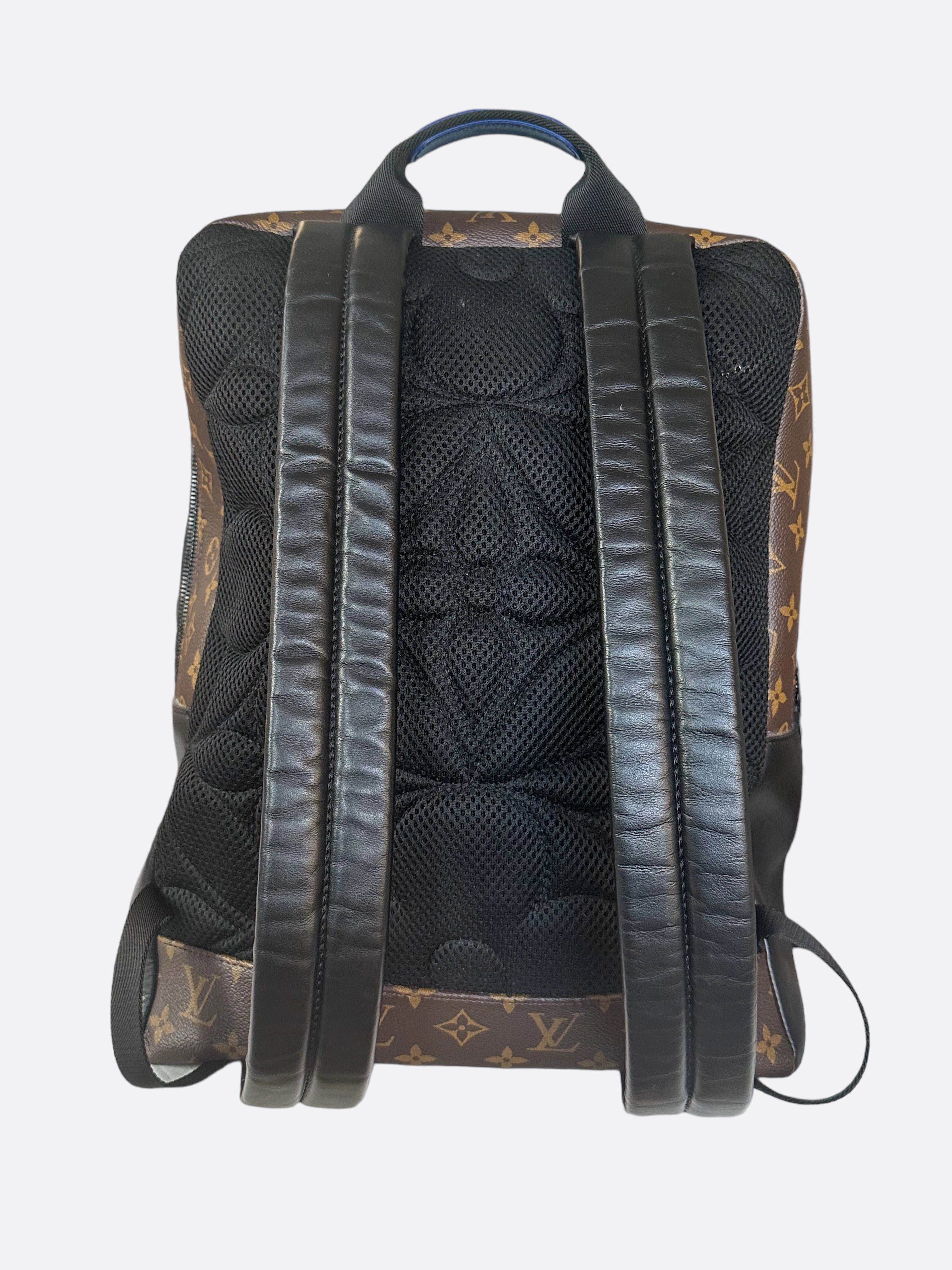 Louis Vuitton Brown & Blue Monogram Dean Backpack
