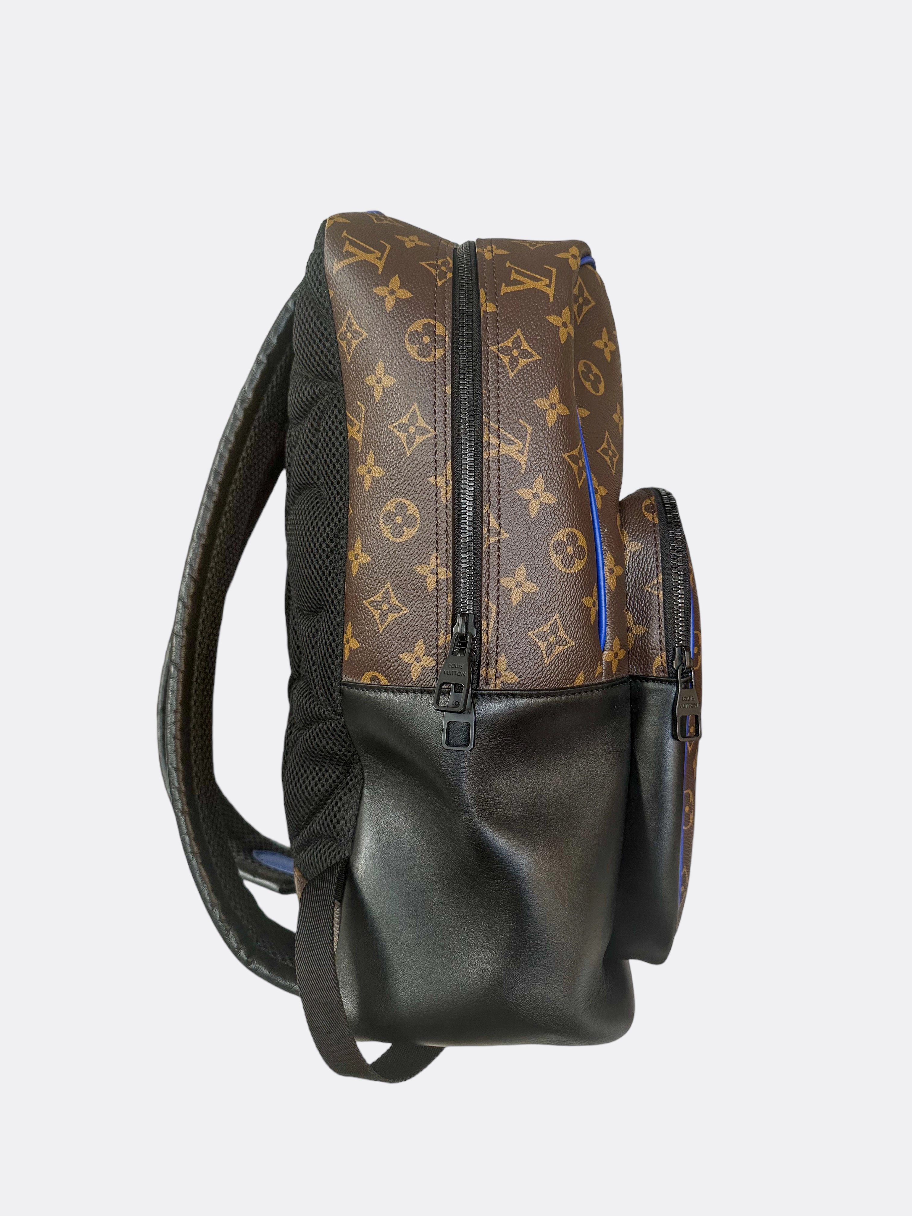 Louis Vuitton Brown & Blue Monogram Dean Backpack