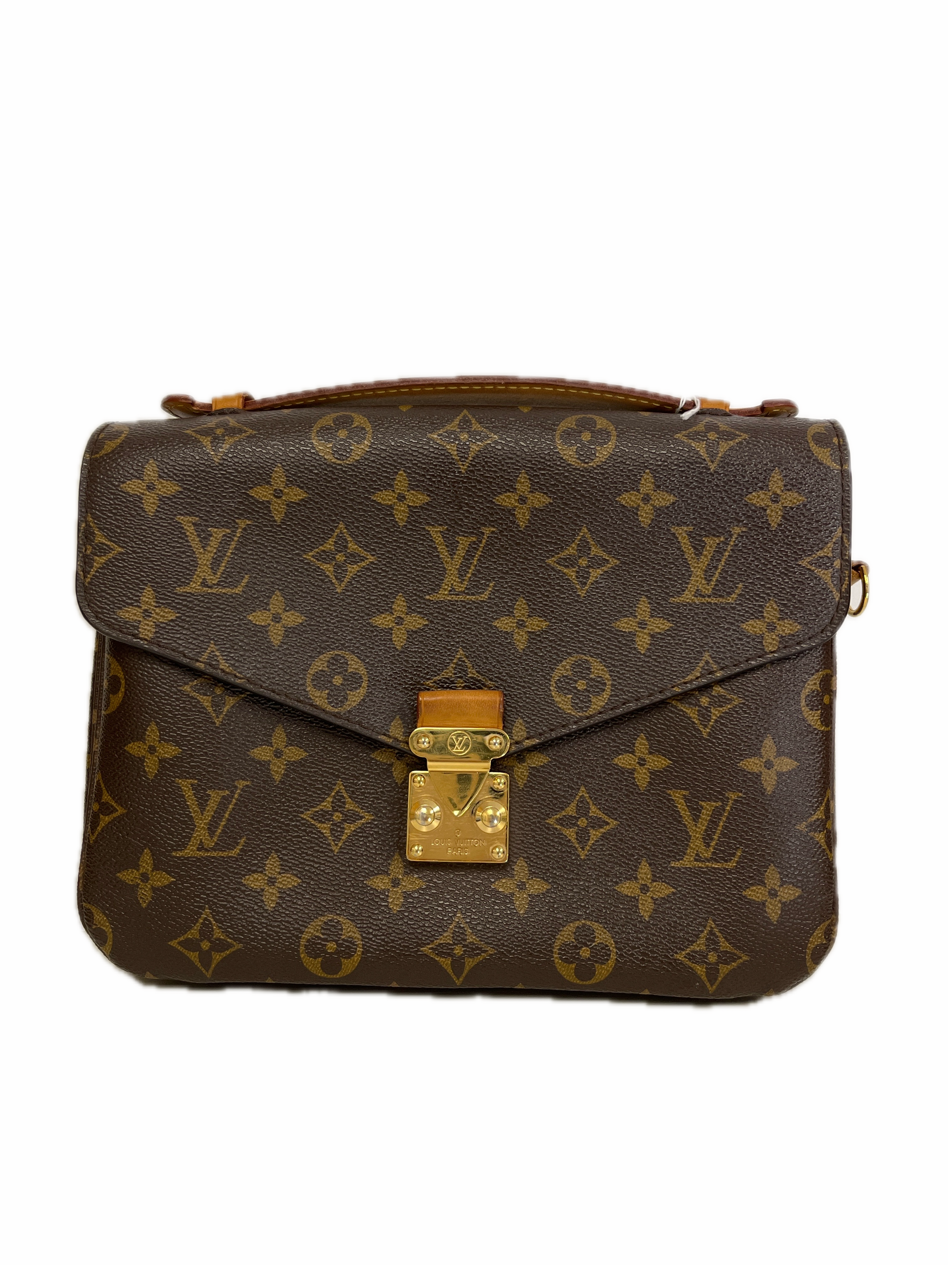 Louis Vuitton Brown Monogram Canvas Metis Shoulder Bag B18-6