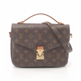 Louis Vuitton Brown Monogram Canvas Metis Shoulder Bag B18-6
