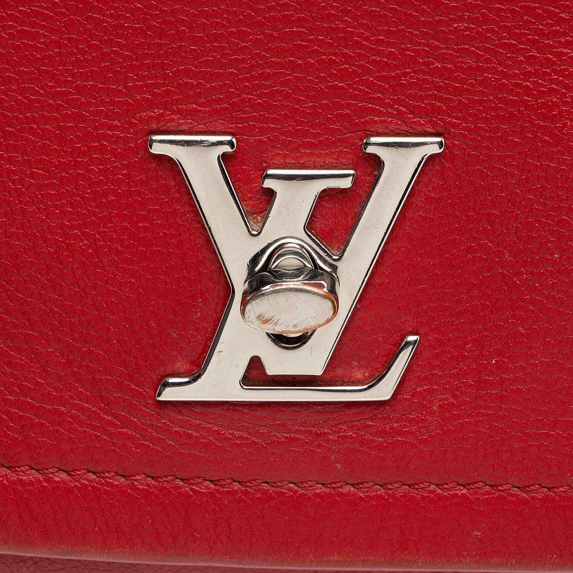 Louis Vuitton Calfskin Lockme II BB Shoulder Bag (SHF-Qca0YX)
