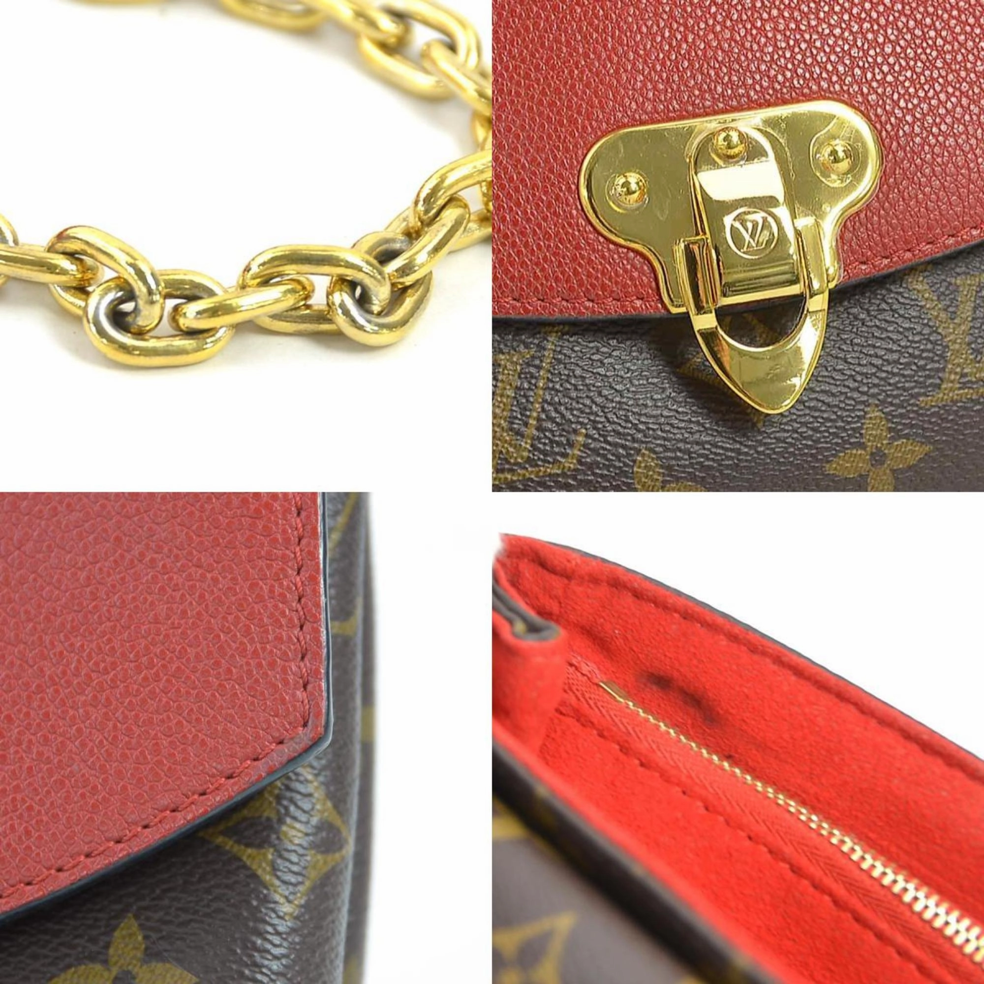 Louis Vuitton Cerise Monogram Monogram Leather Shoulder Bag (Pre-Owned)