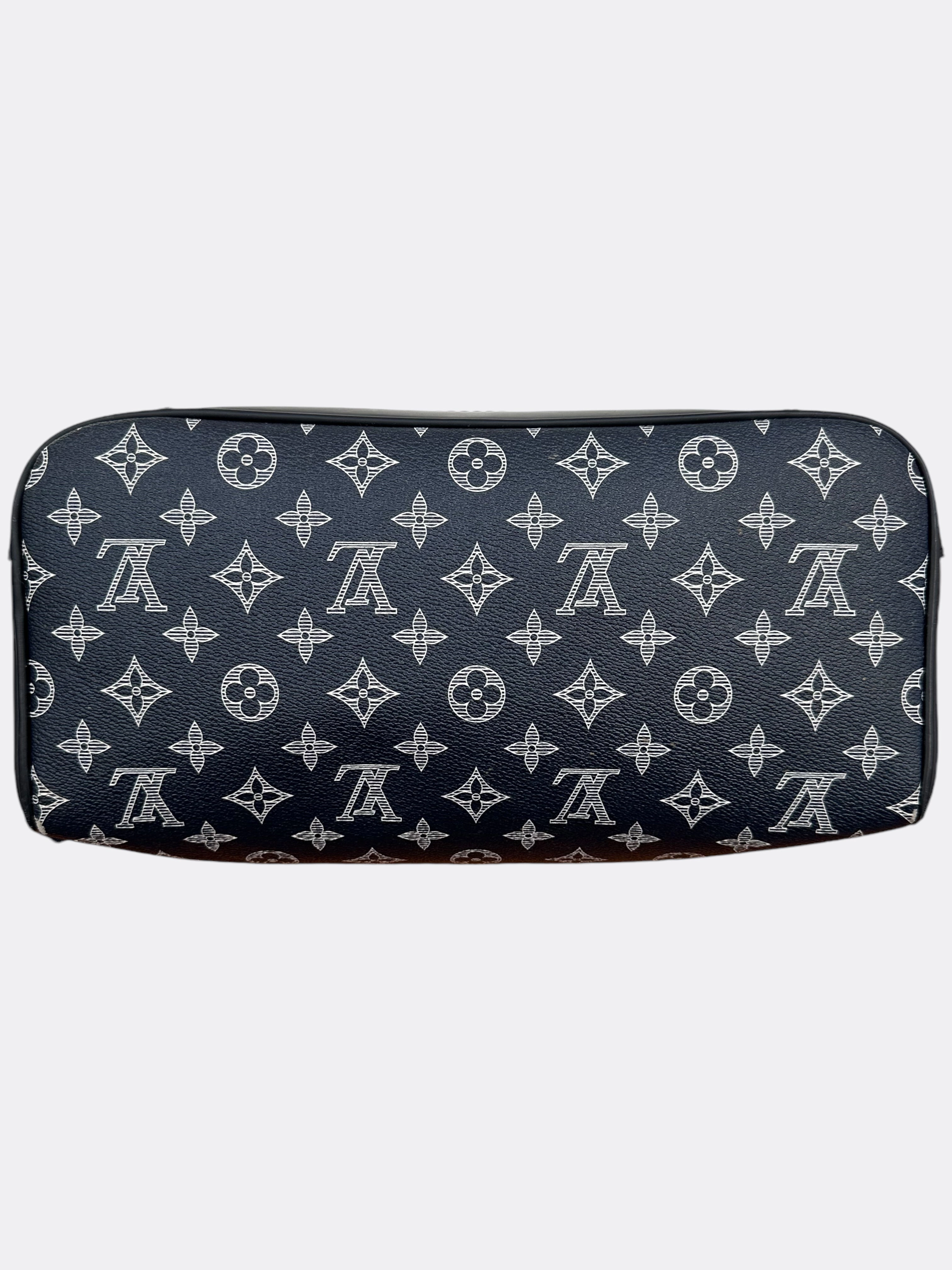 Louis Vuitton Chapman Brothers Navy Monogram Elephant Steamer Backpack