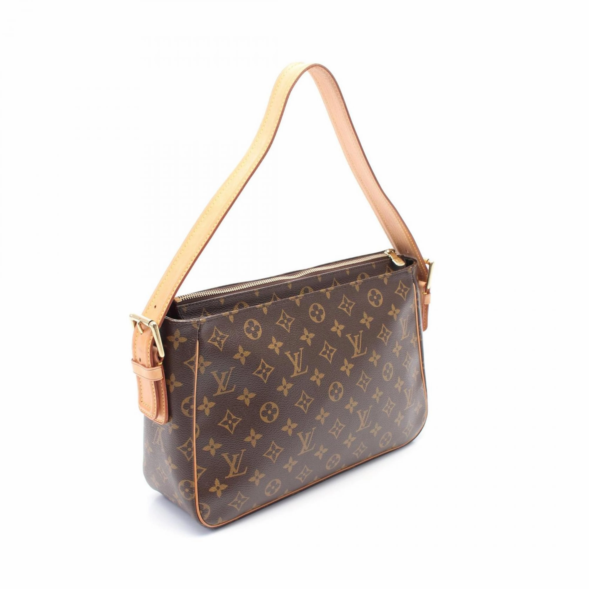 Louis Vuitton Coated Canvas Leather Shoulder Bag (Pre-Owned)