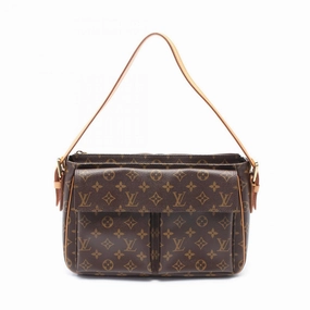 Louis Vuitton Coated Canvas Leather Shoulder Bag (Pre-Owned)