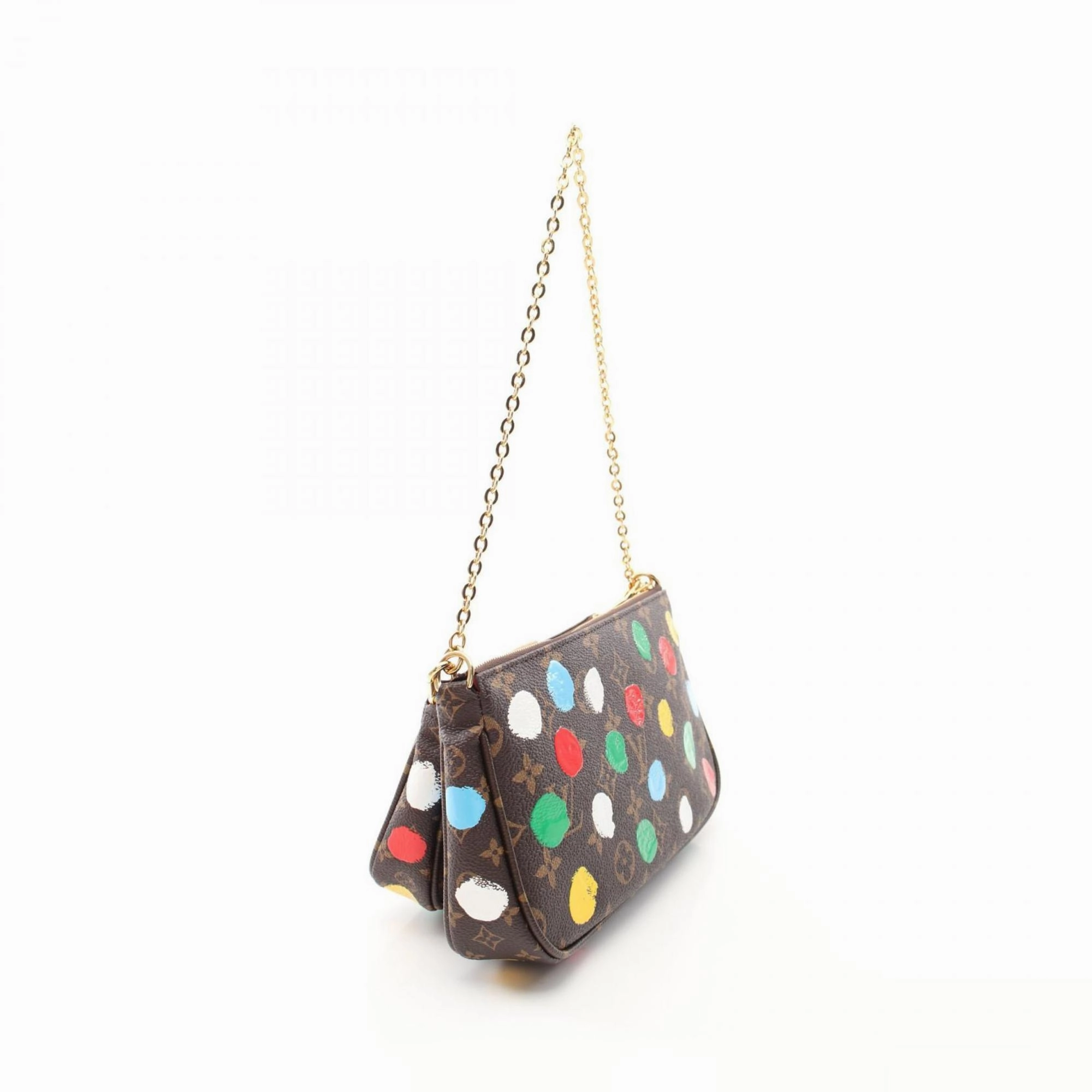 Louis Vuitton  Coated Canvas Leather Shoulder Bag (Pre-Owned)
