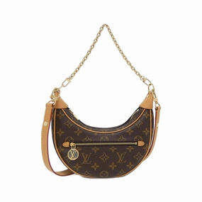 Louis Vuitton Coated Canvas Shoulder Bag (Pre-Owned)