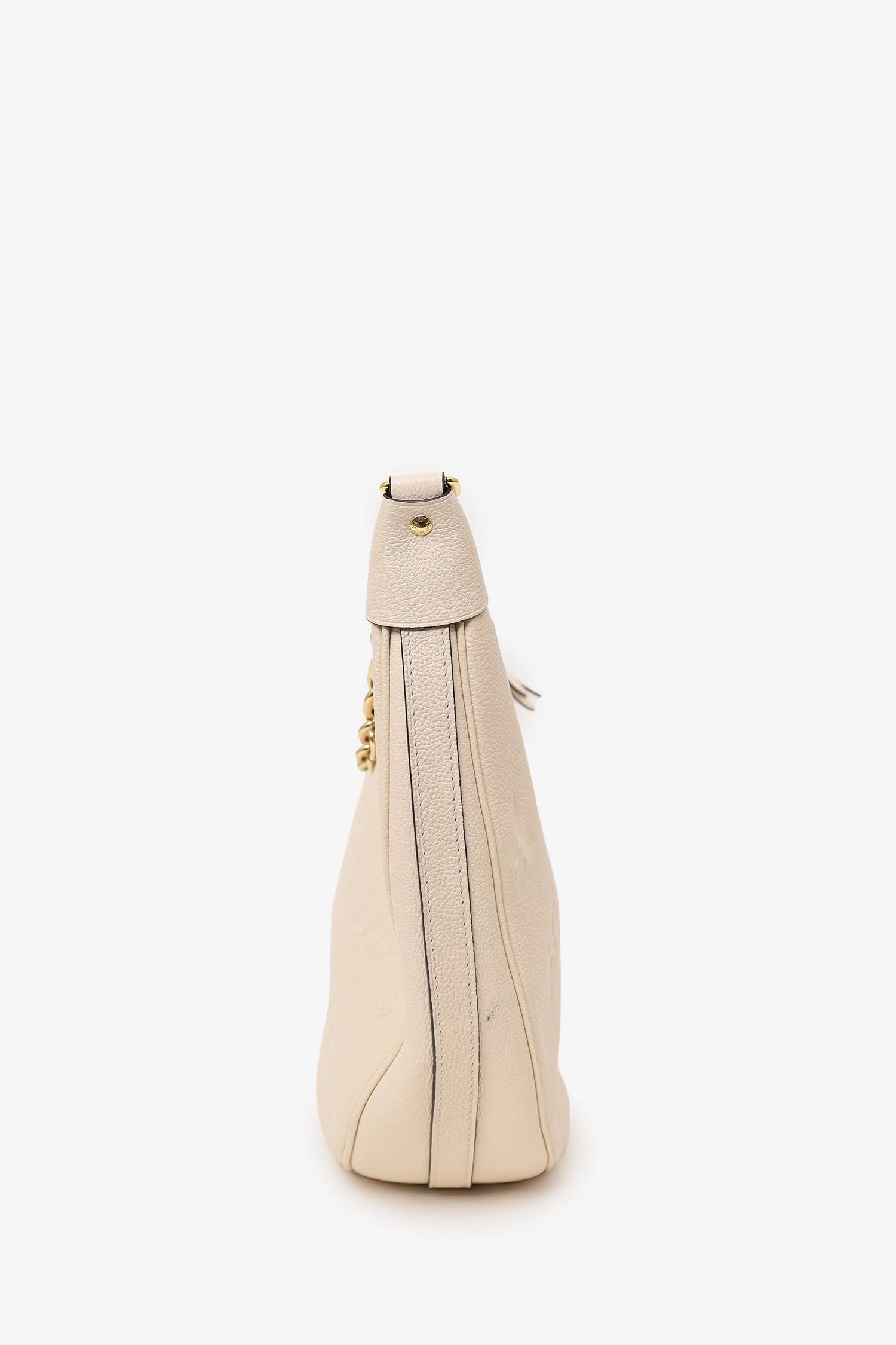 Louis Vuitton Cream Loop Hobo Bag with Strap